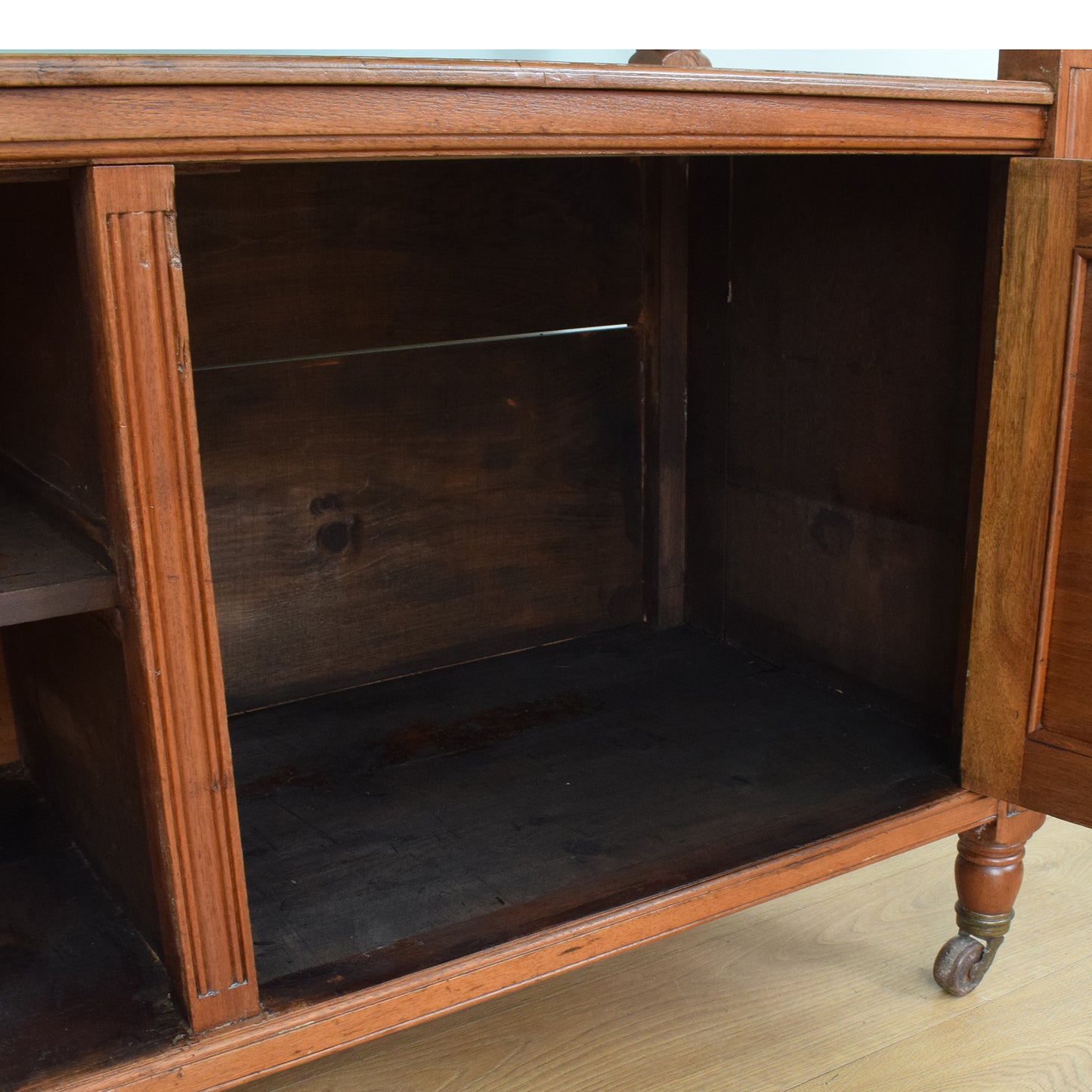 Mahogany Sideboard with Intricate Carvings