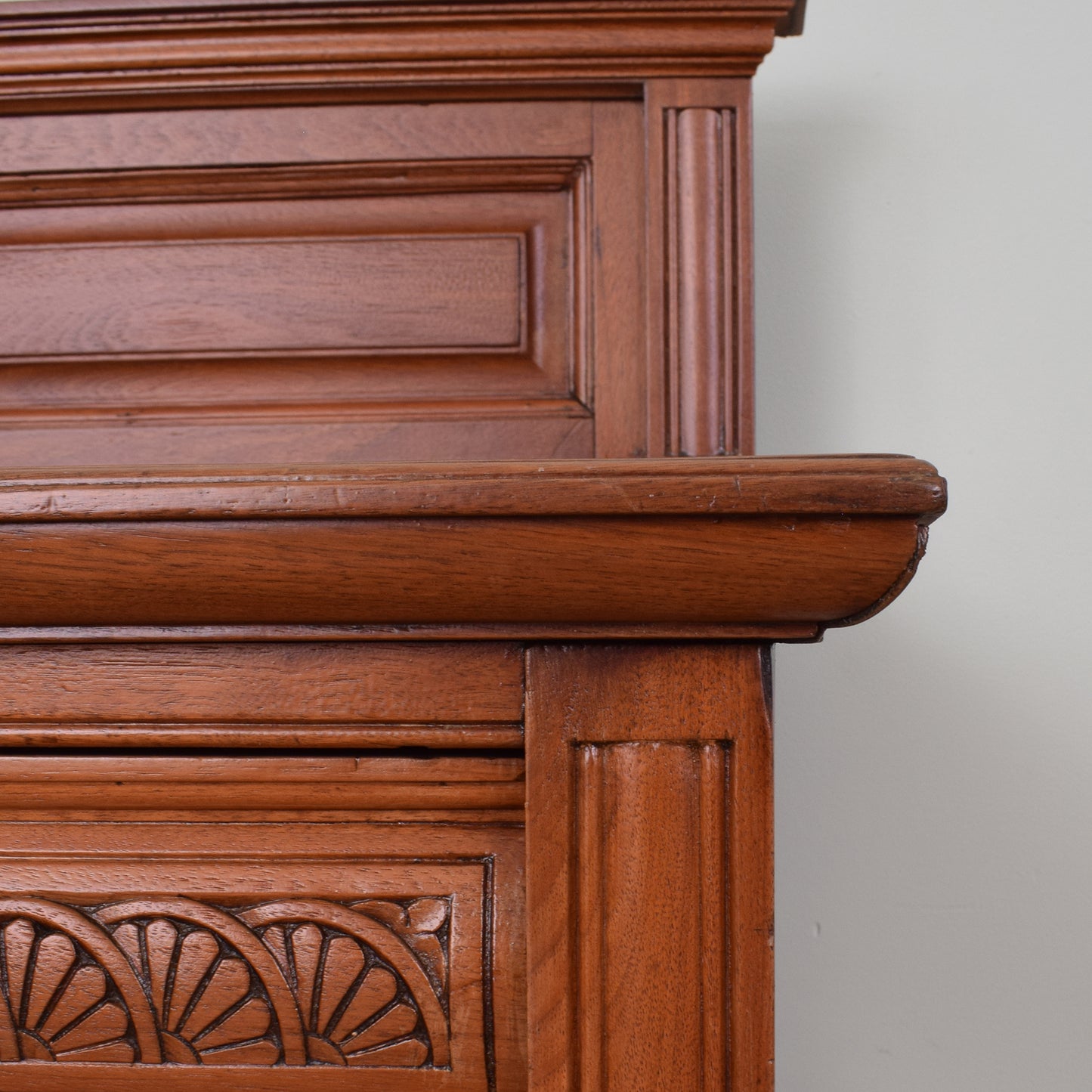 Mahogany Sideboard with Intricate Carvings