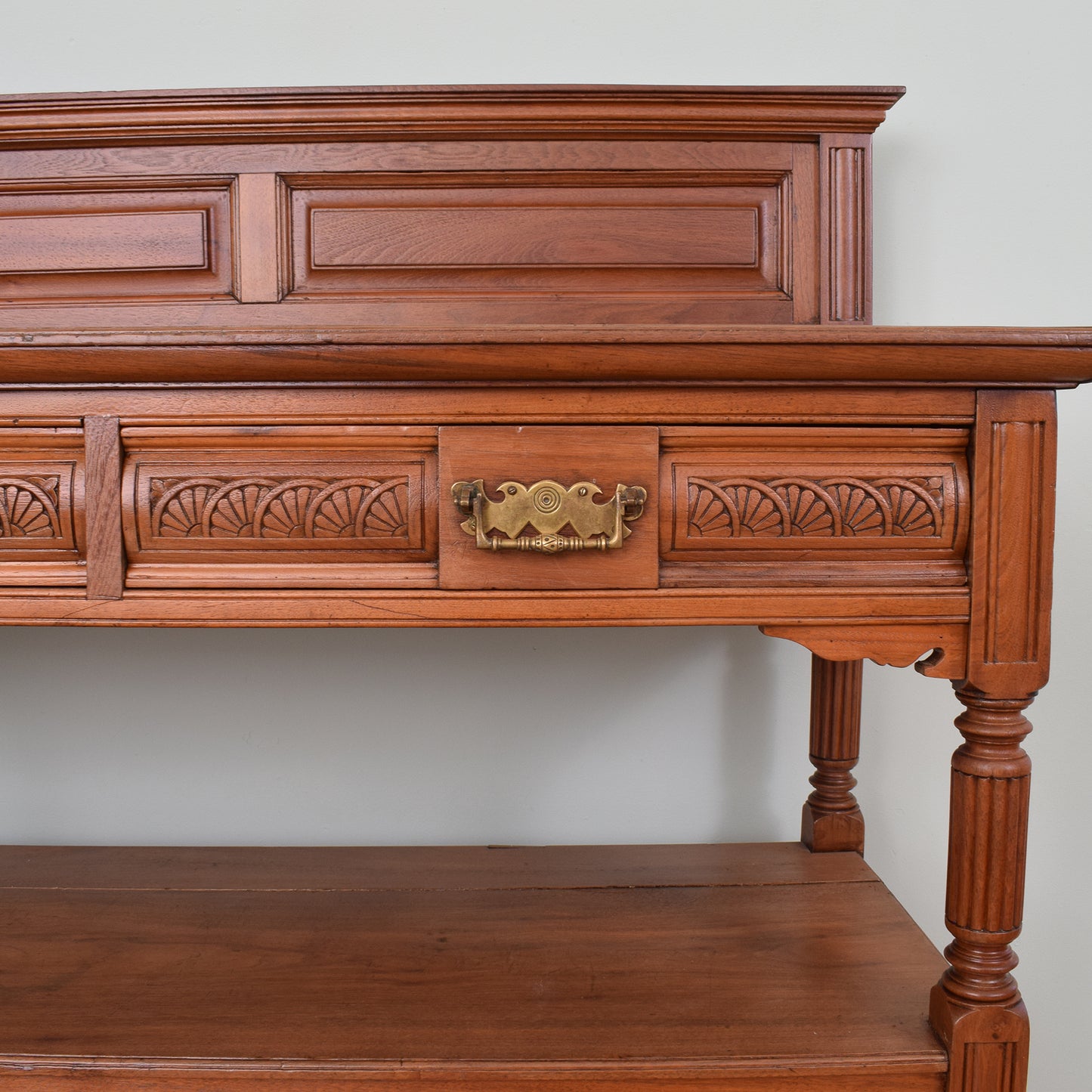 Mahogany Sideboard with Intricate Carvings