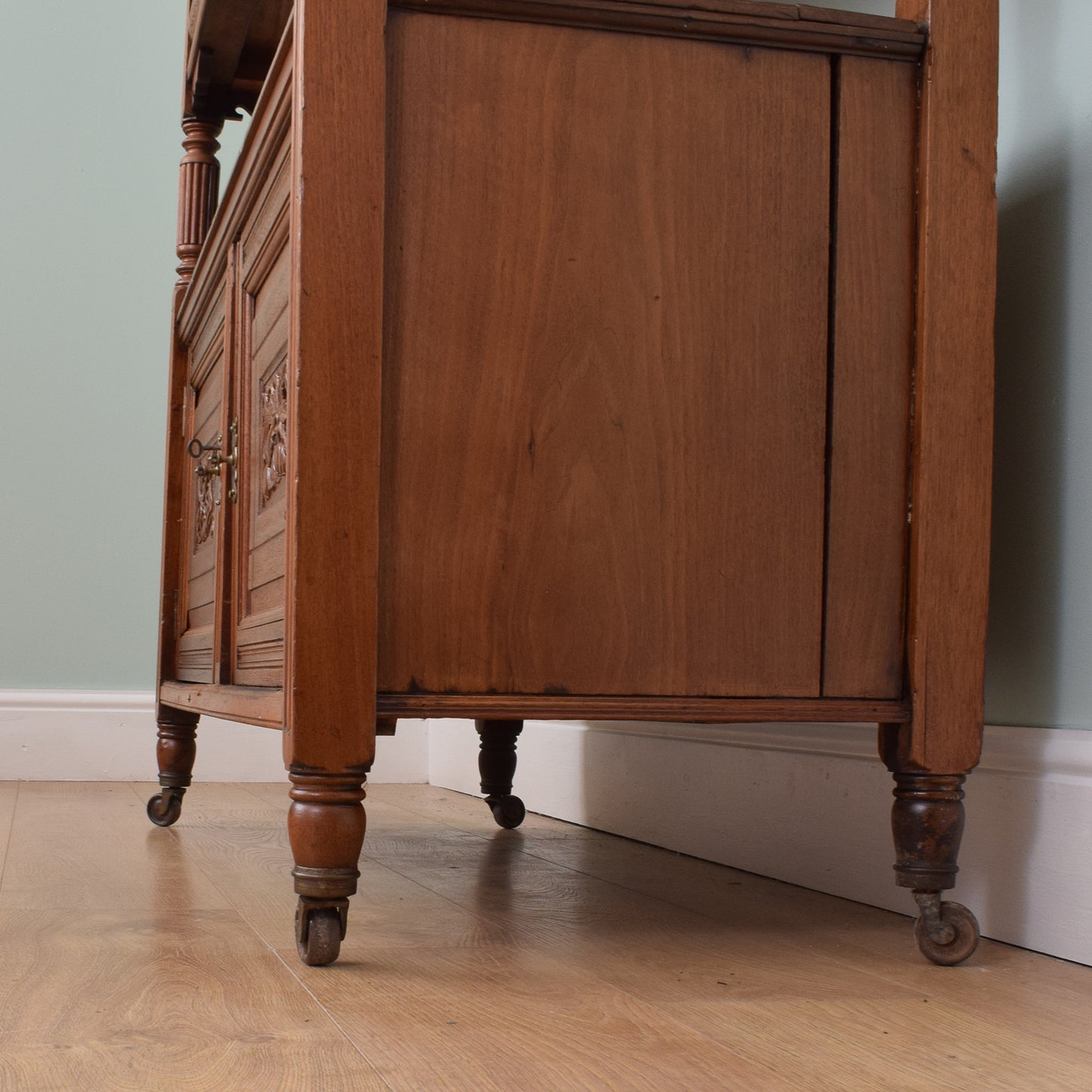 Mahogany Sideboard with Intricate Carvings