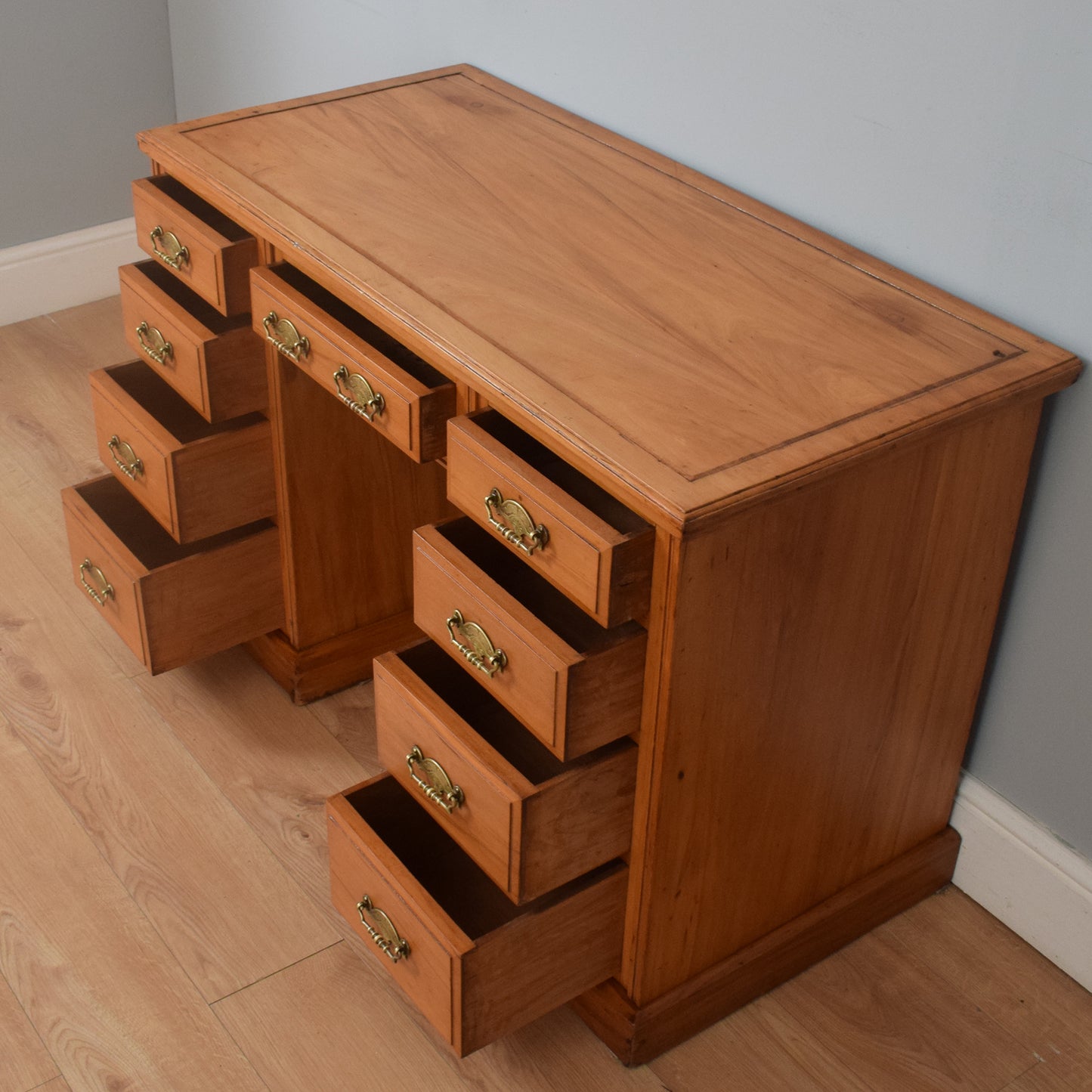 Restored Pedestal Desk