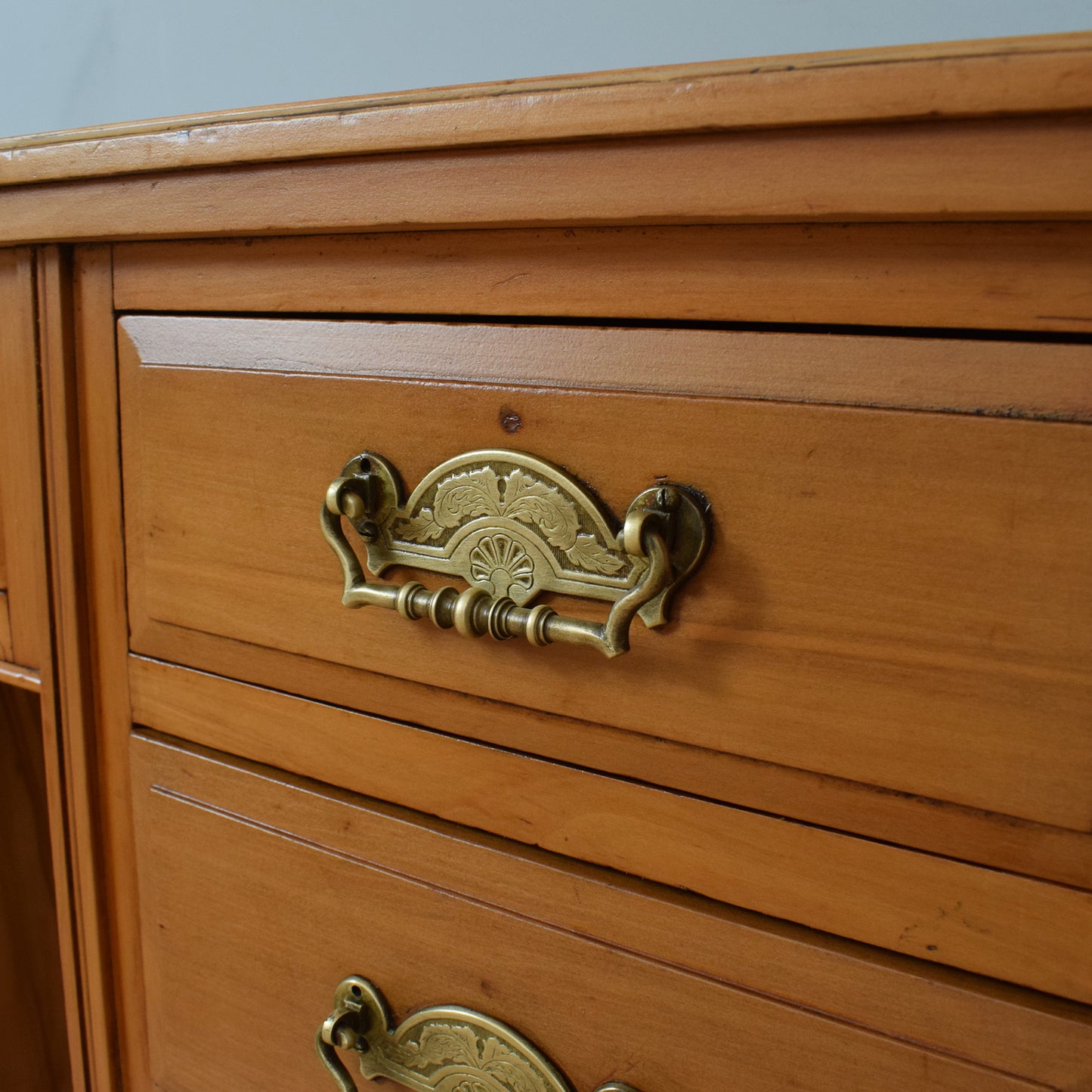 Restored Pedestal Desk