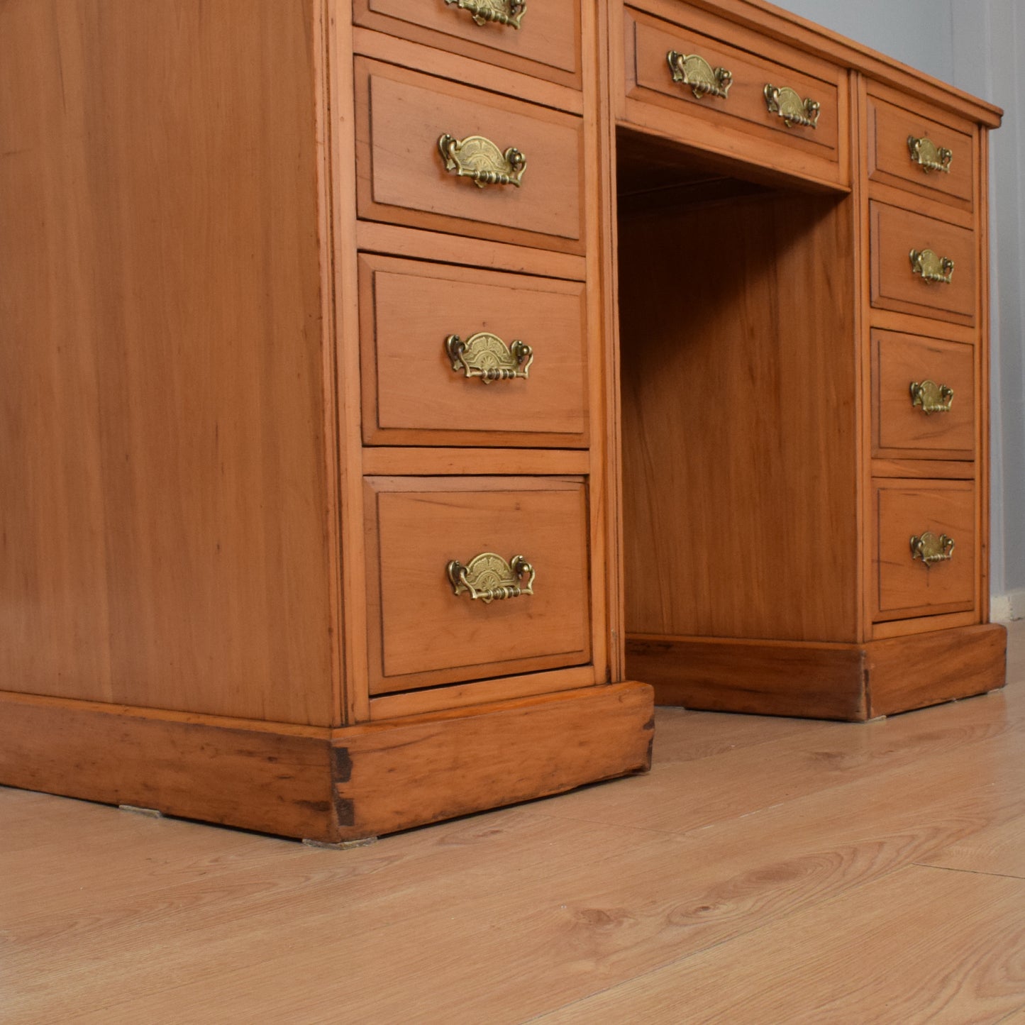 Restored Pedestal Desk