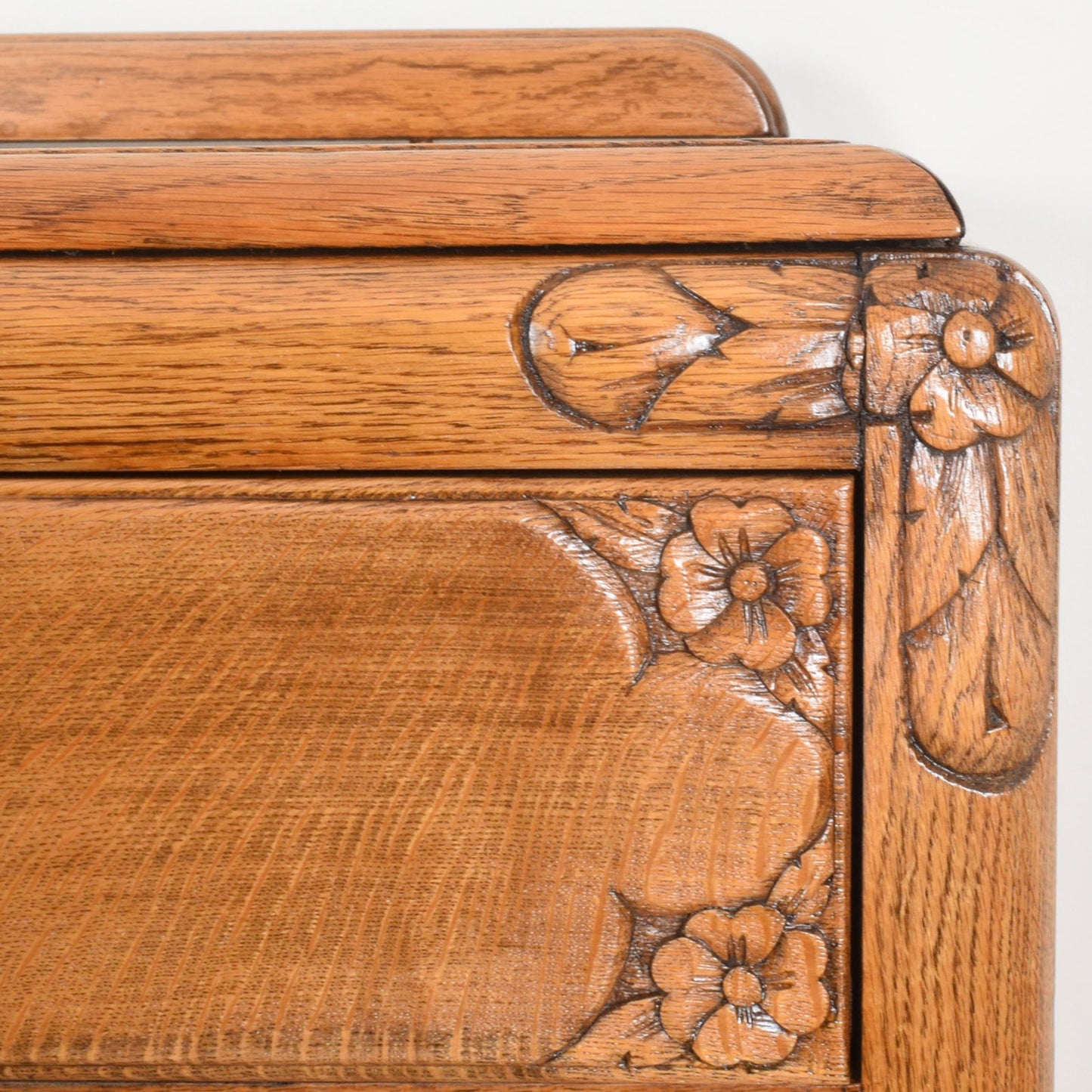 Carved Oak Sideboard
