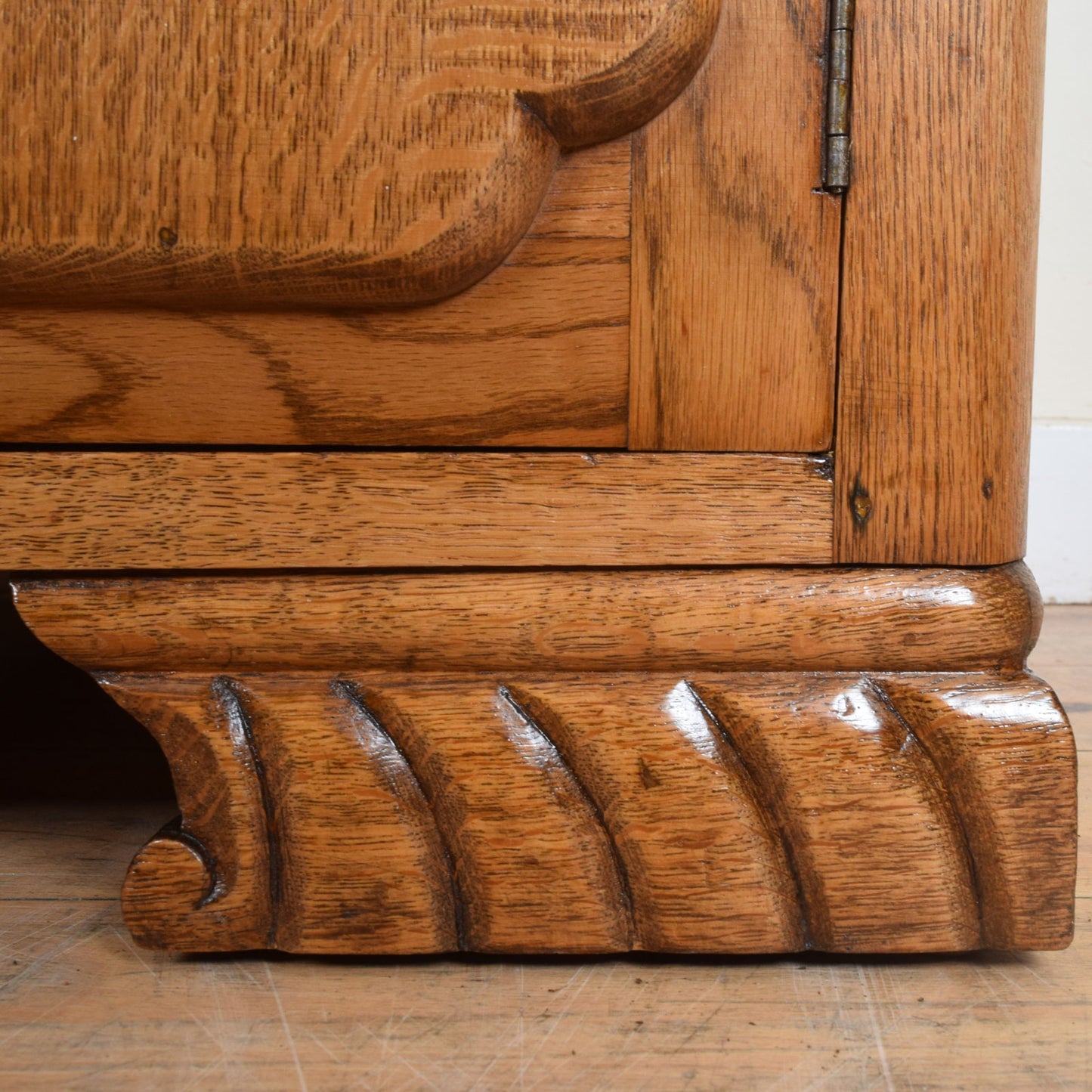 Carved Oak Sideboard