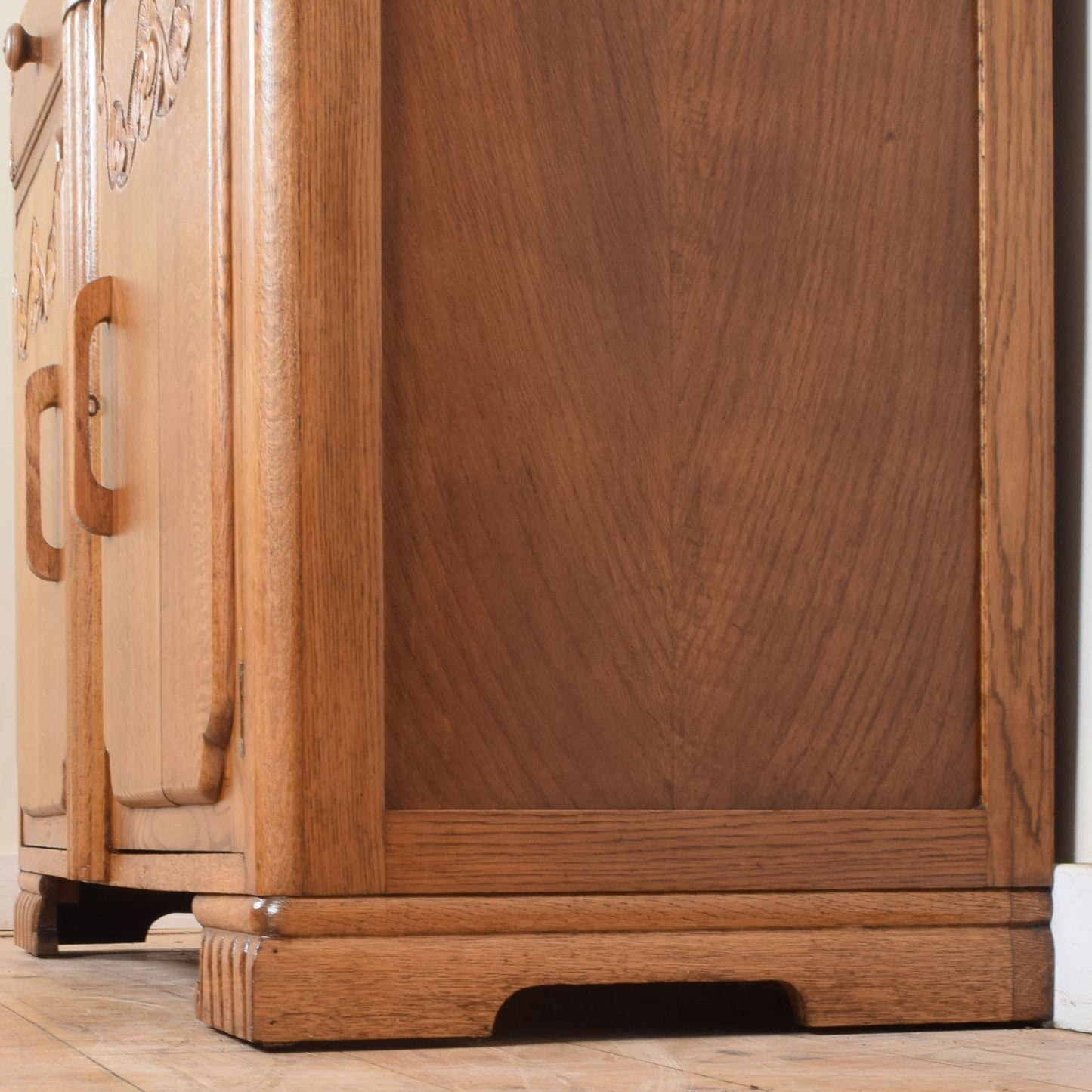 Carved Oak Sideboard