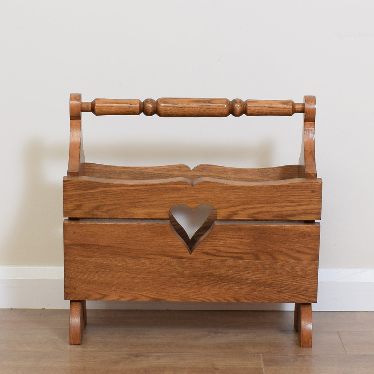 Dutch Oak Magazine Rack
