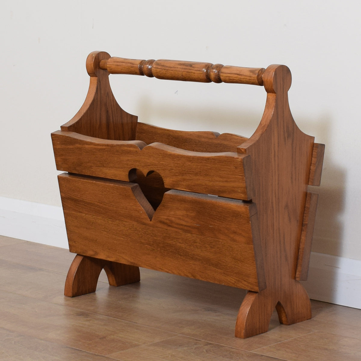 Dutch Oak Magazine Rack