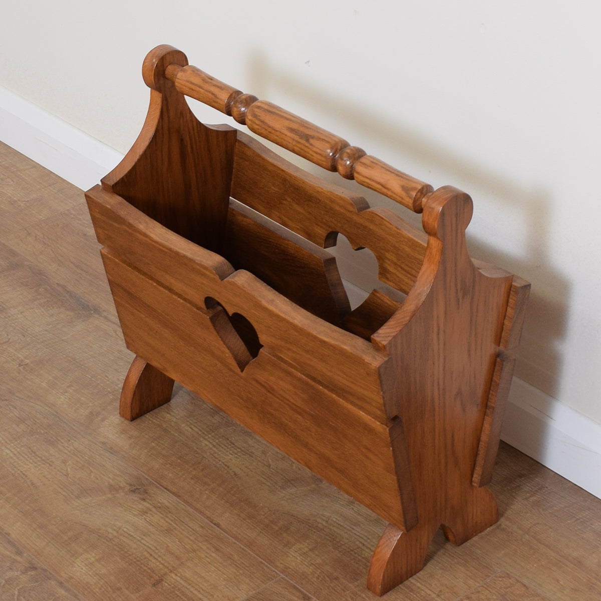 Dutch Oak Magazine Rack