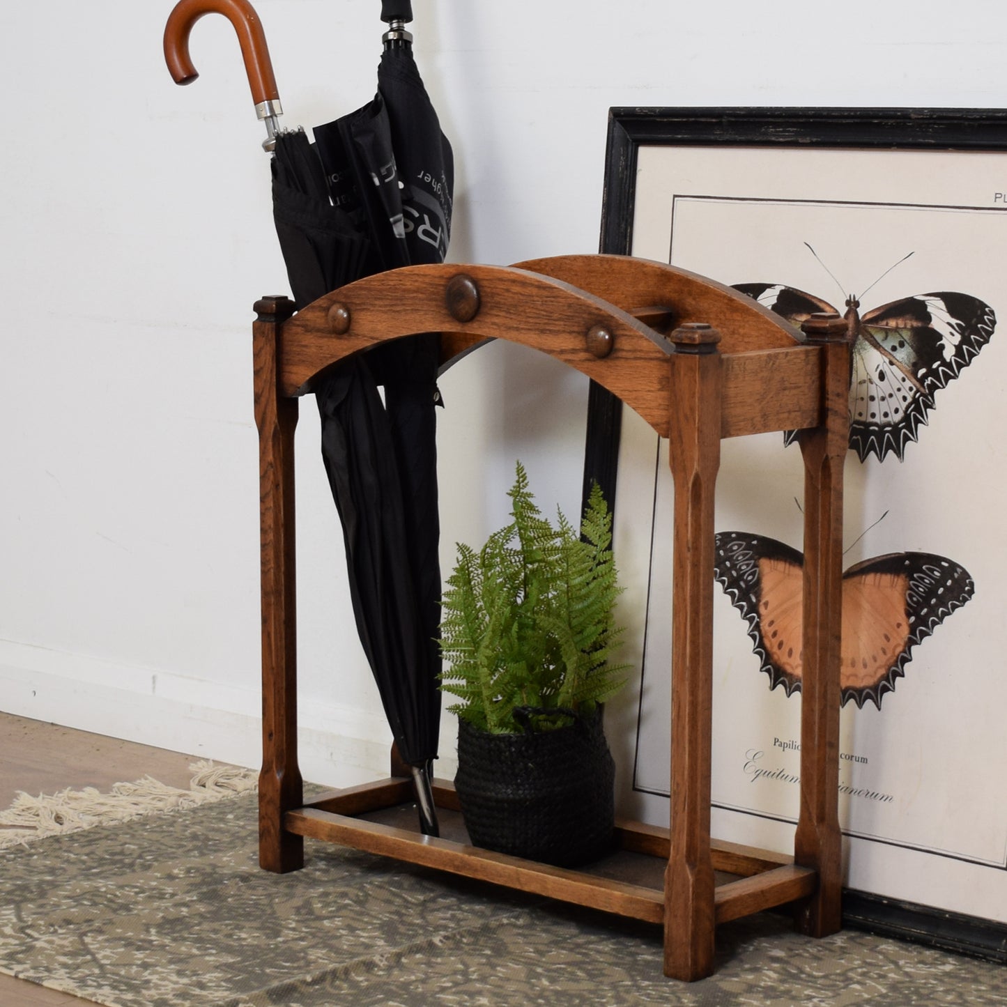 Oak Umbrella Stand