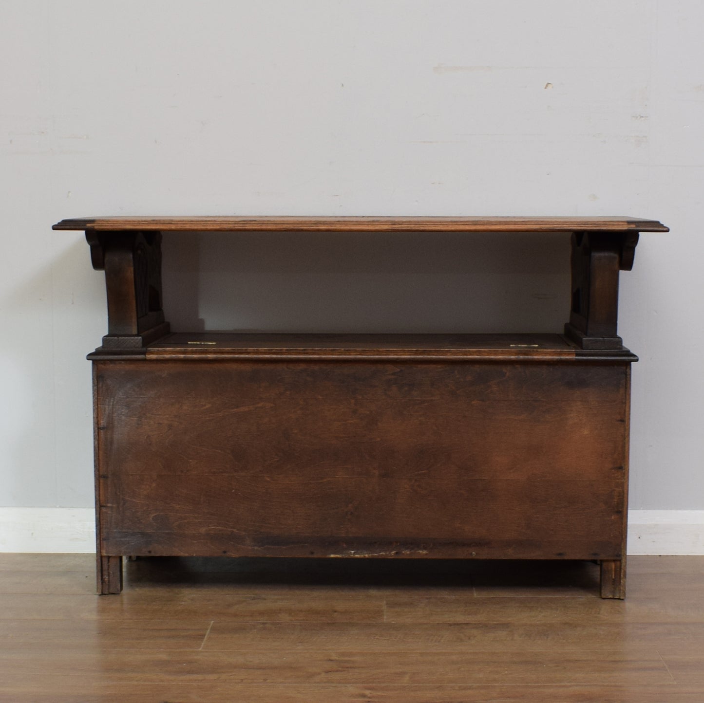 Vintage Oak Monks Bench