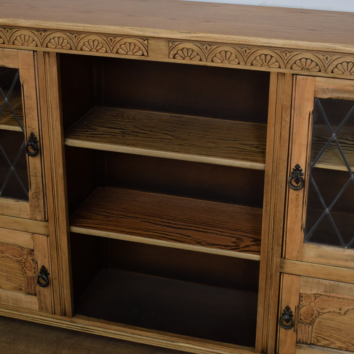 Restored Glazed Bookcase