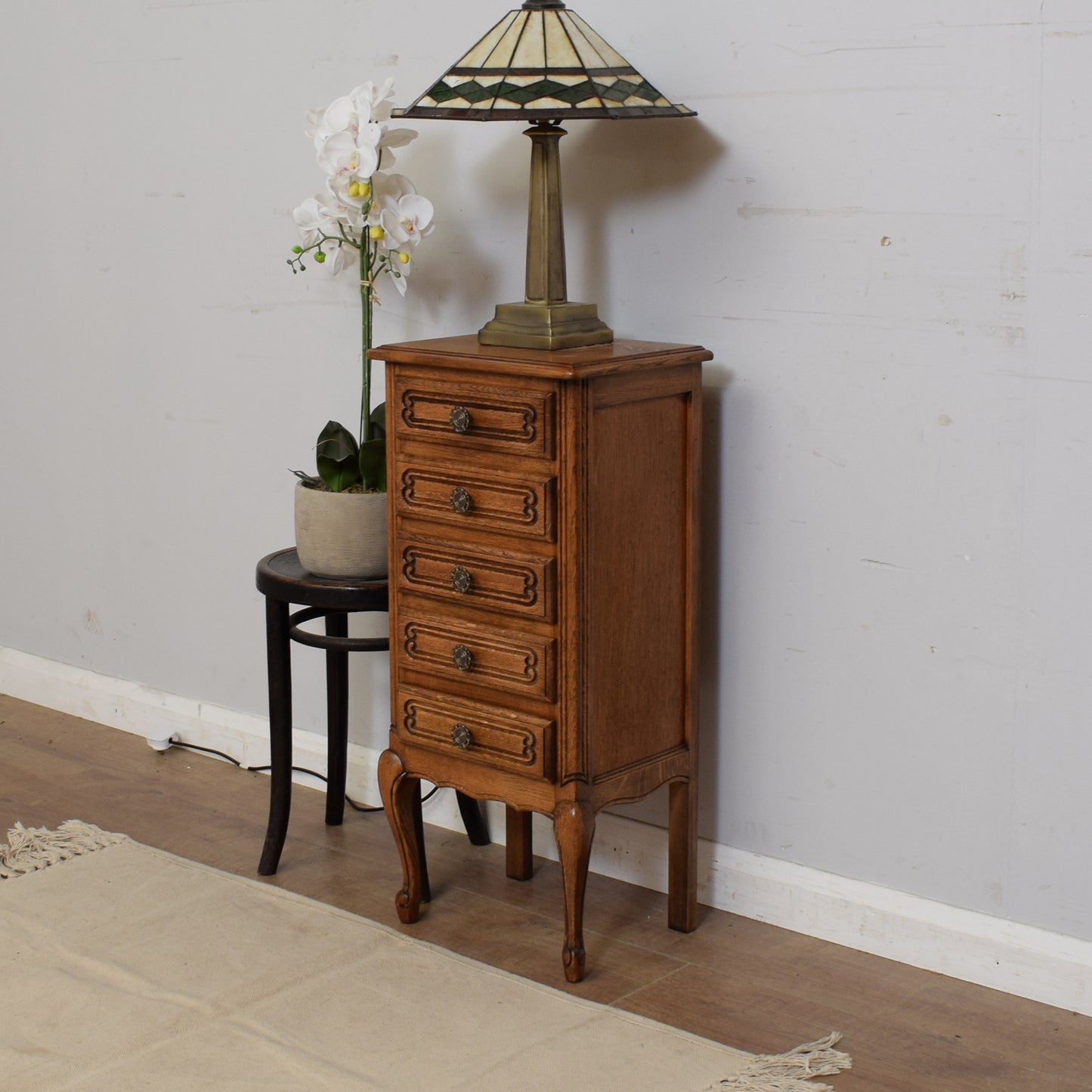 Narrow French Chest Of Drawers