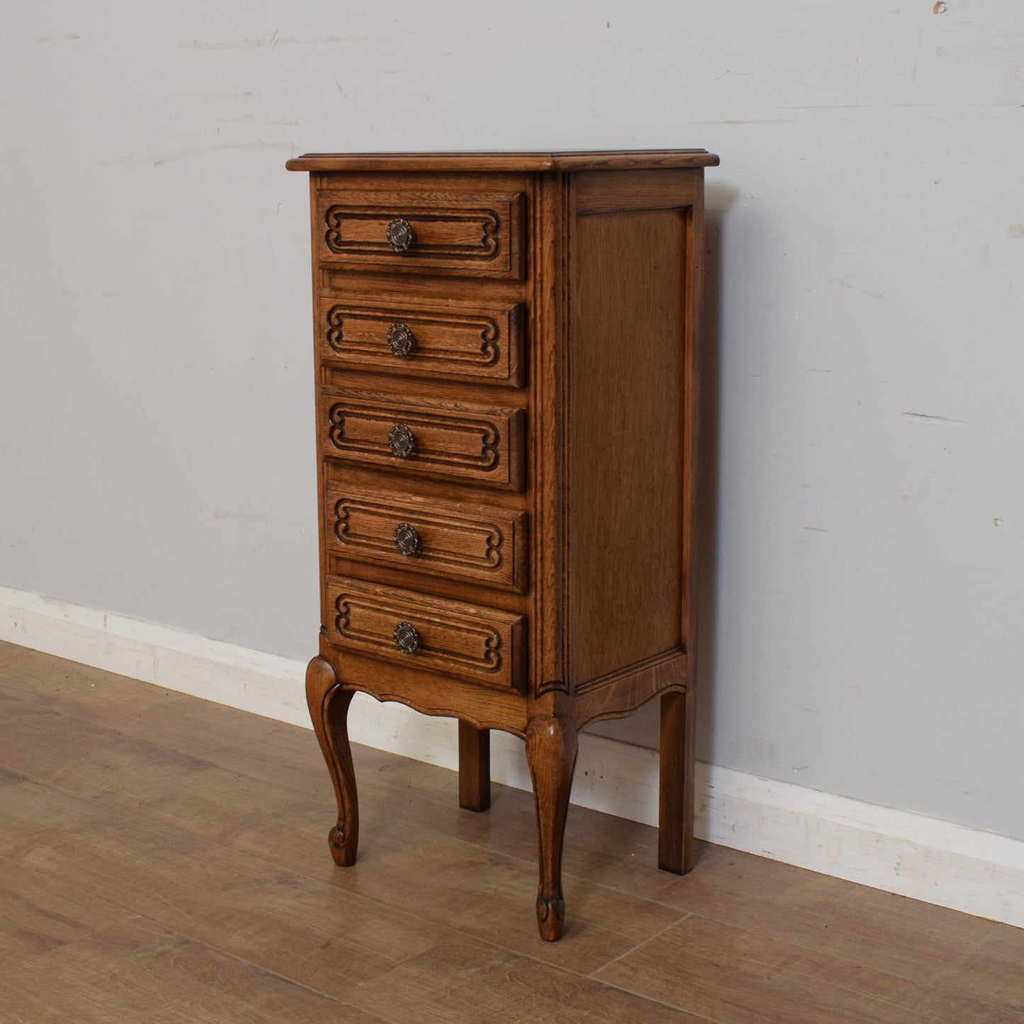 Narrow French Chest Of Drawers