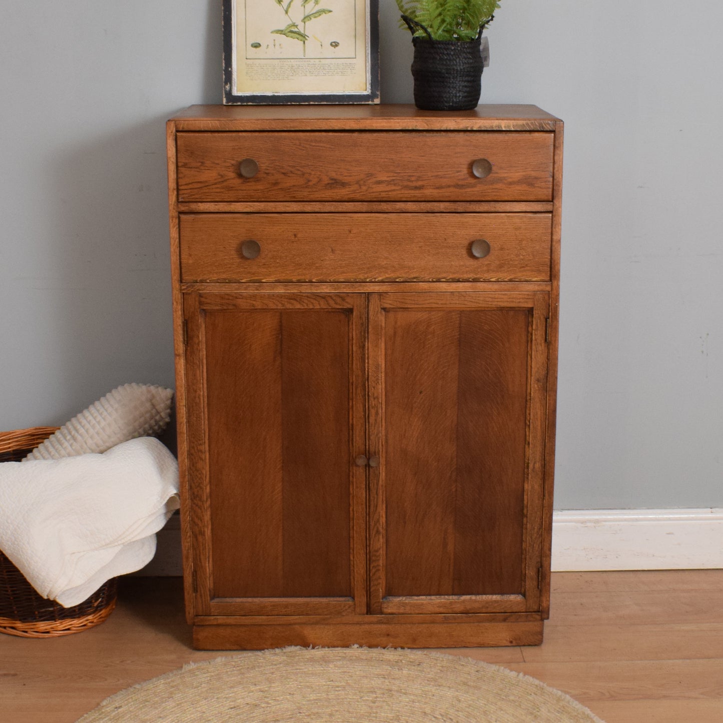 Restored Oak Tallboy