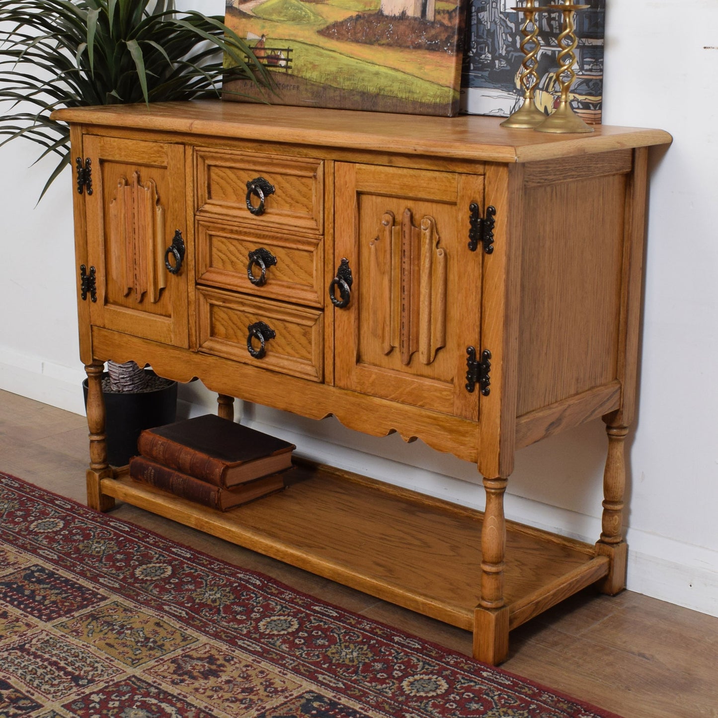 Small Oak Sideboard