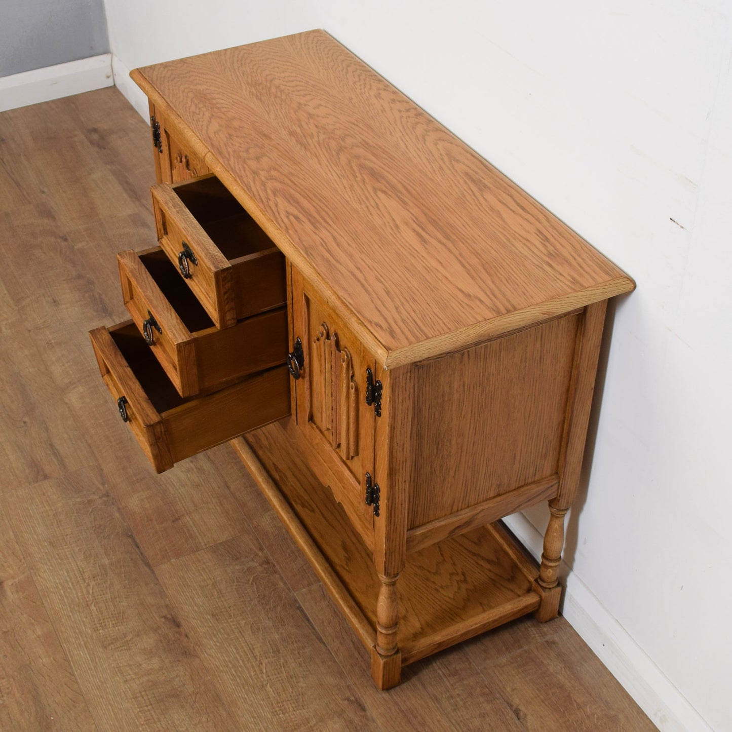 Small Oak Sideboard