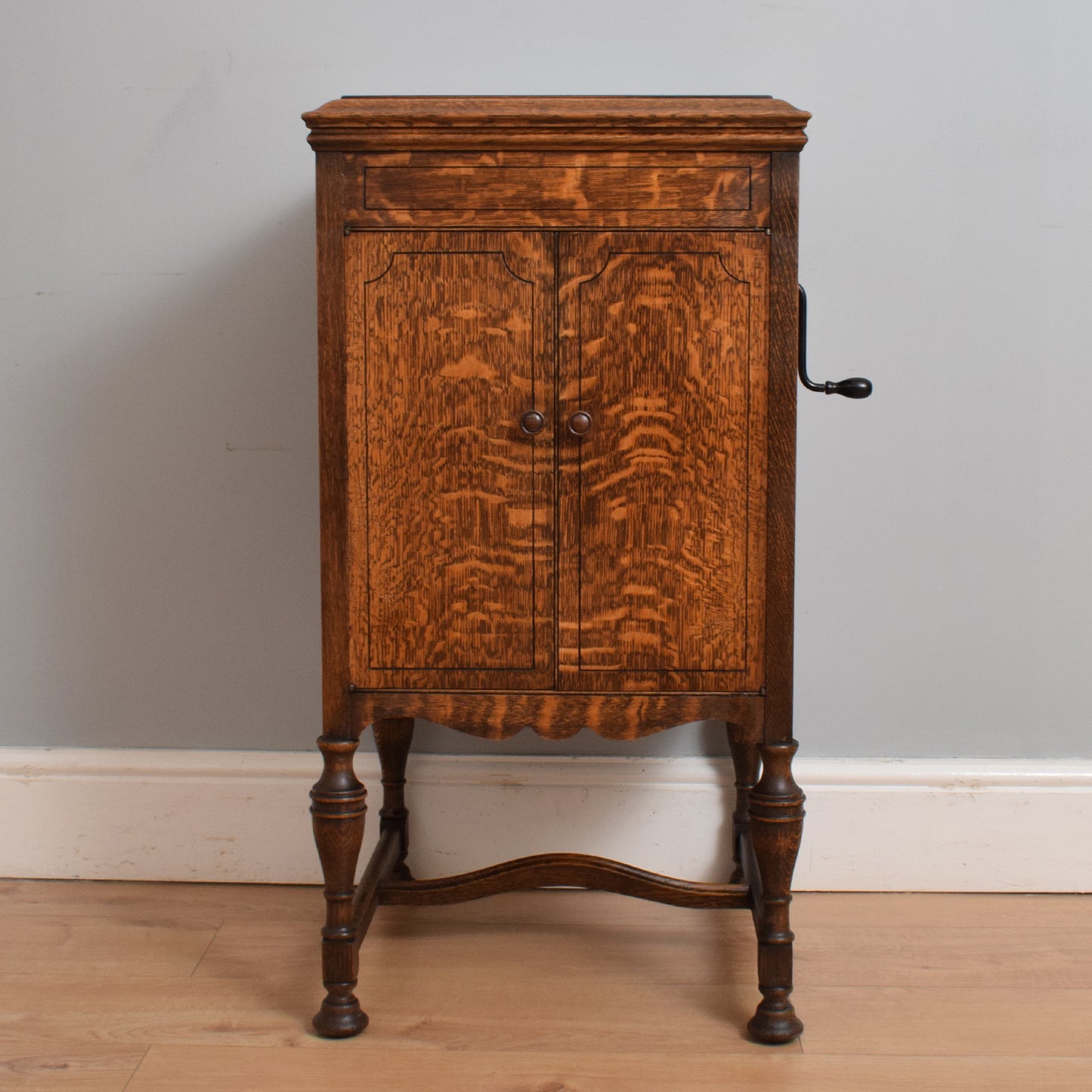 Restored Oak Gramophone Cabinet