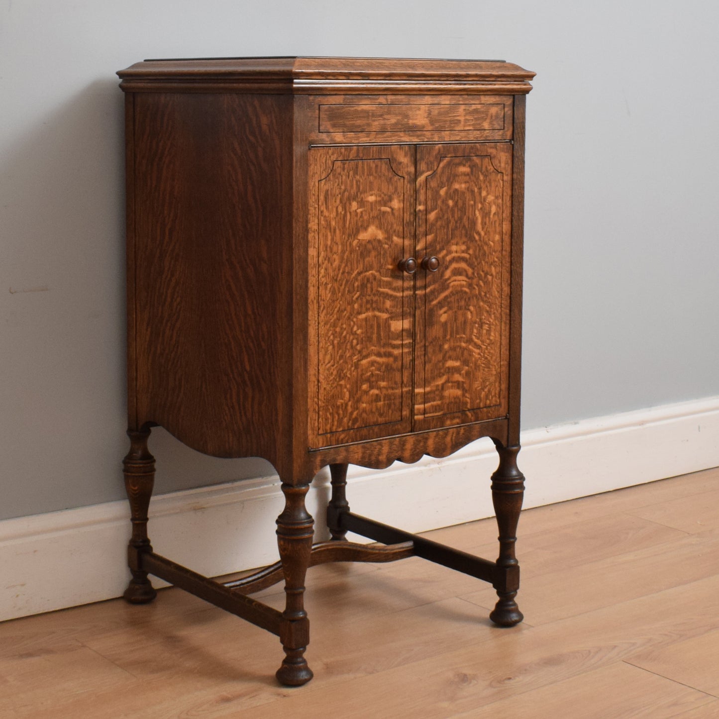 Restored Oak Gramophone Cabinet