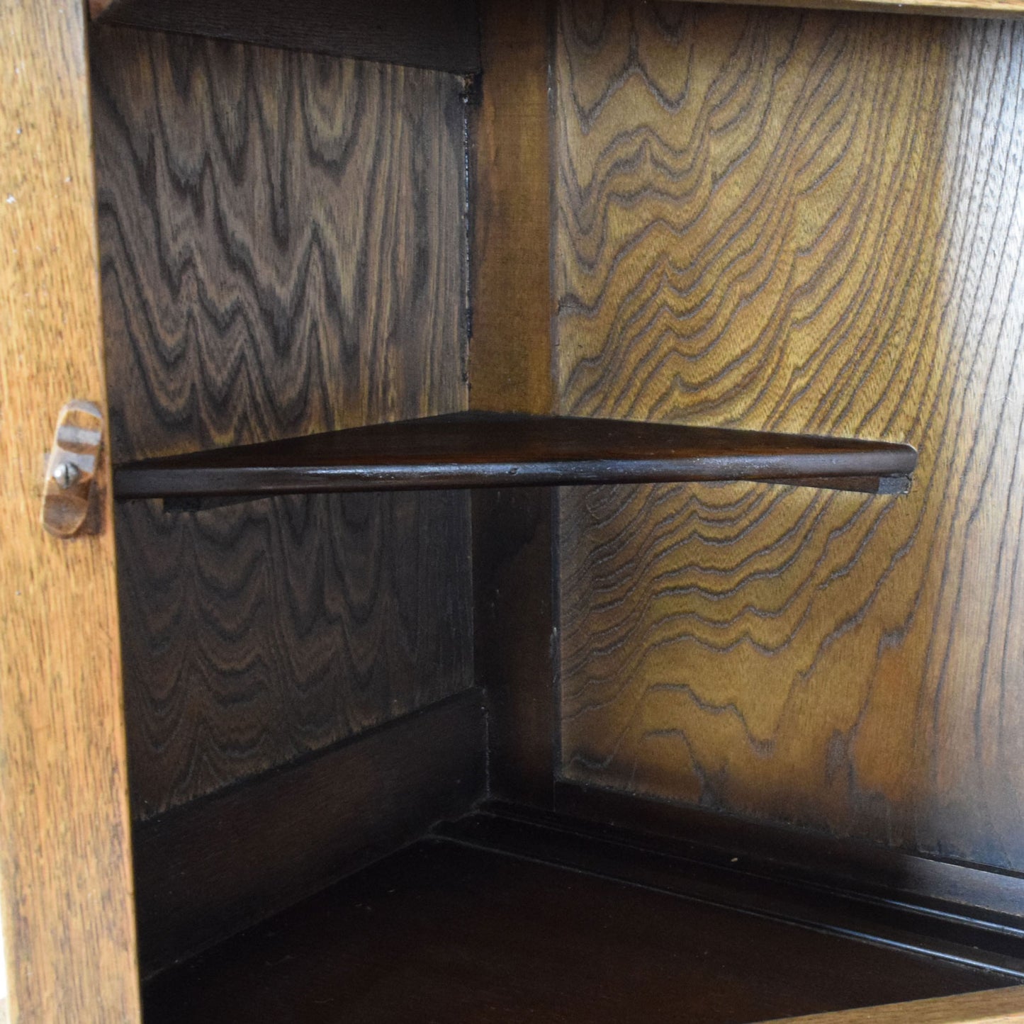 Carved Oak Court Cabinet