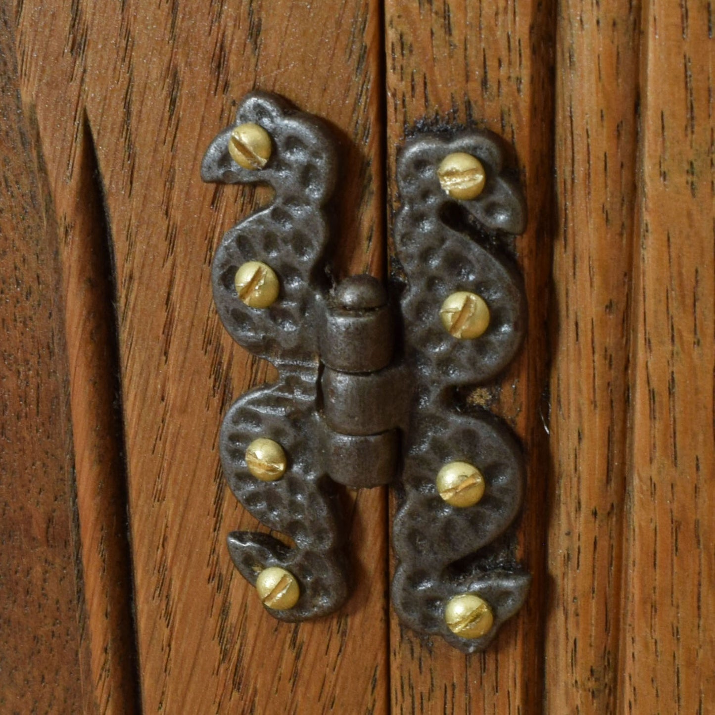 Carved Oak Court Cabinet