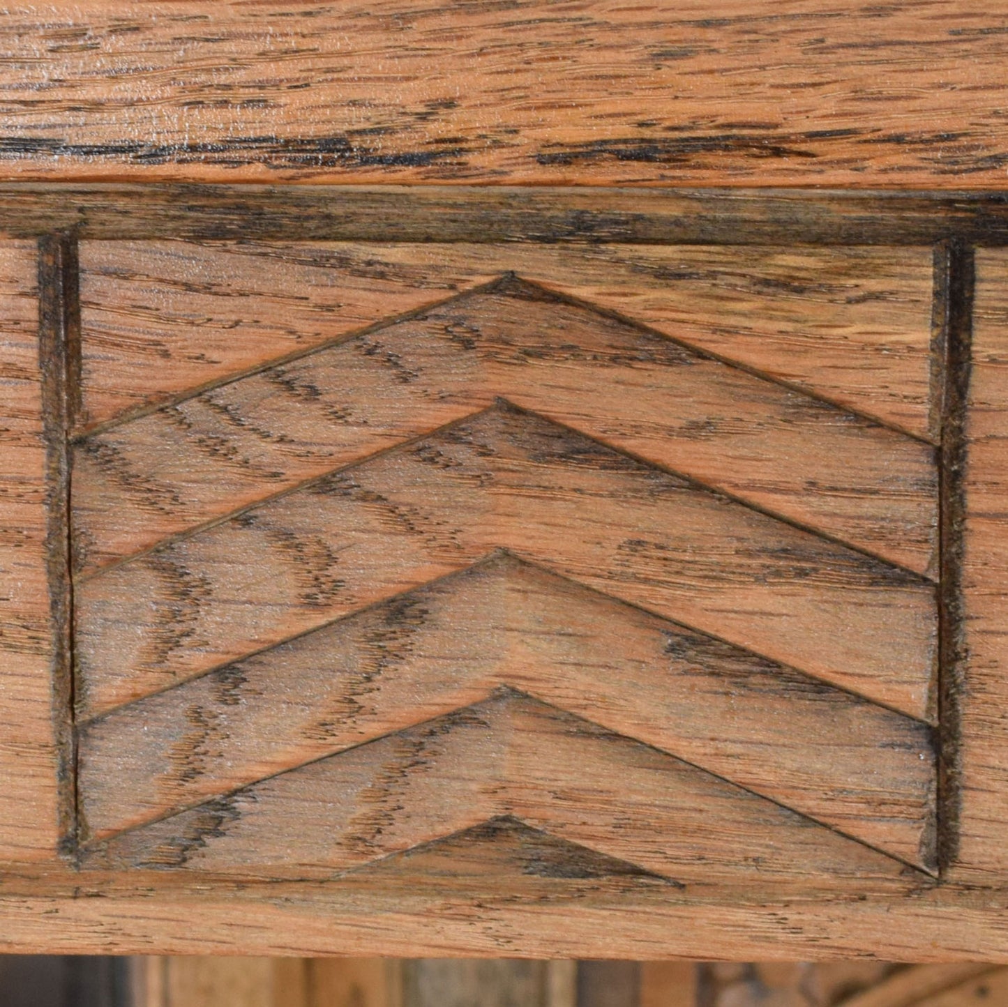 Carved Oak Court Cabinet