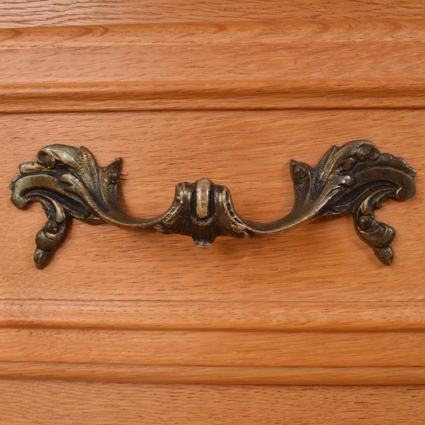 Large Carved French Oak Sideboard