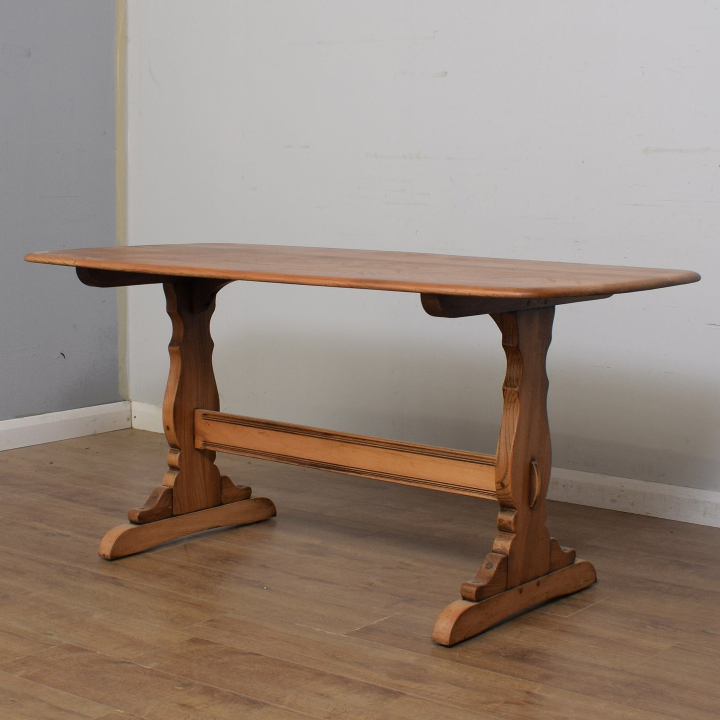 Restored Ercol Table And Six Chairs