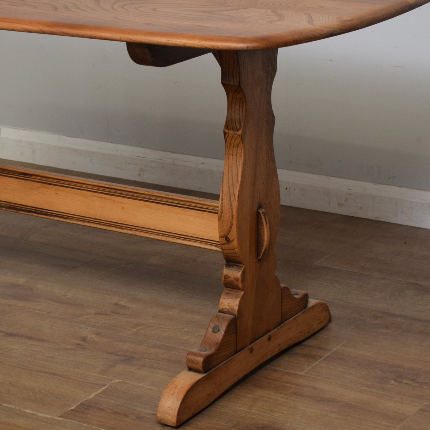Restored Ercol Table And Six Chairs