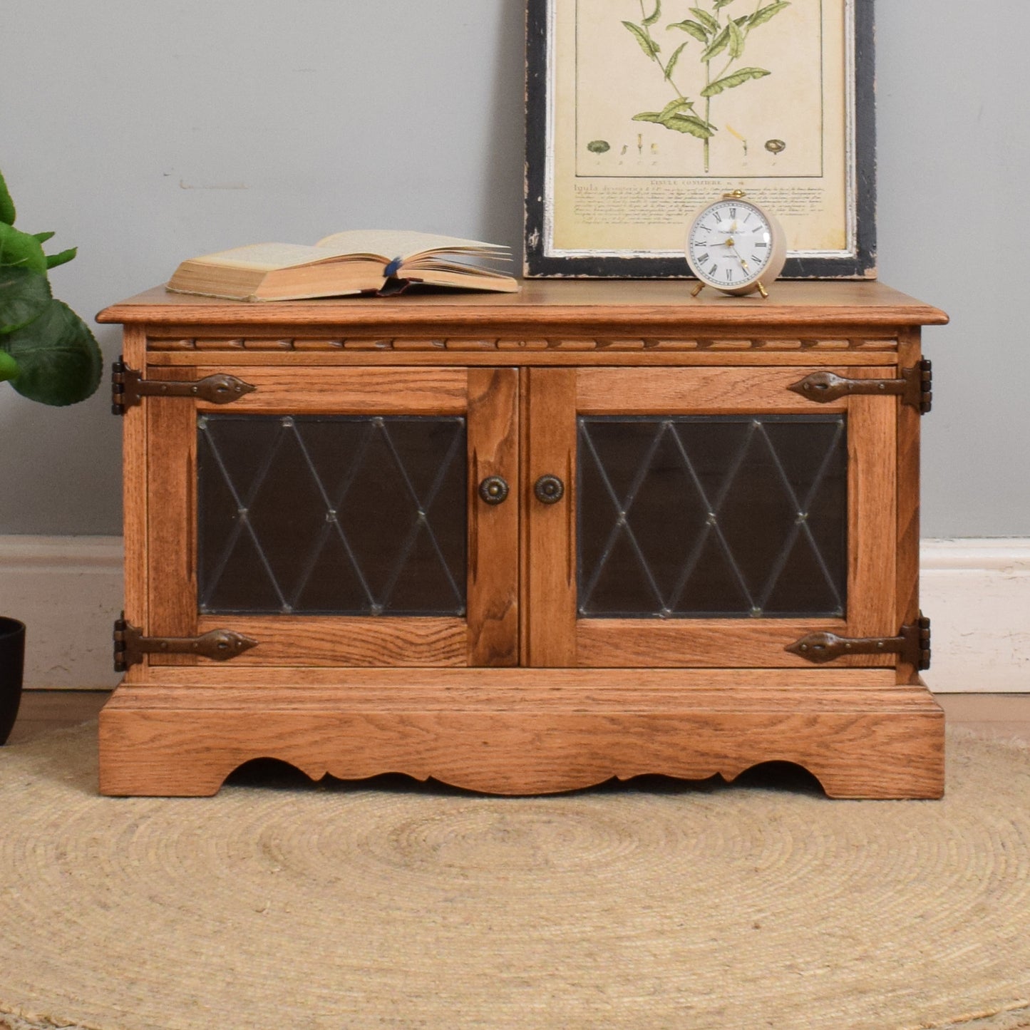 Glazed 'Old Charm' TV Cabinet