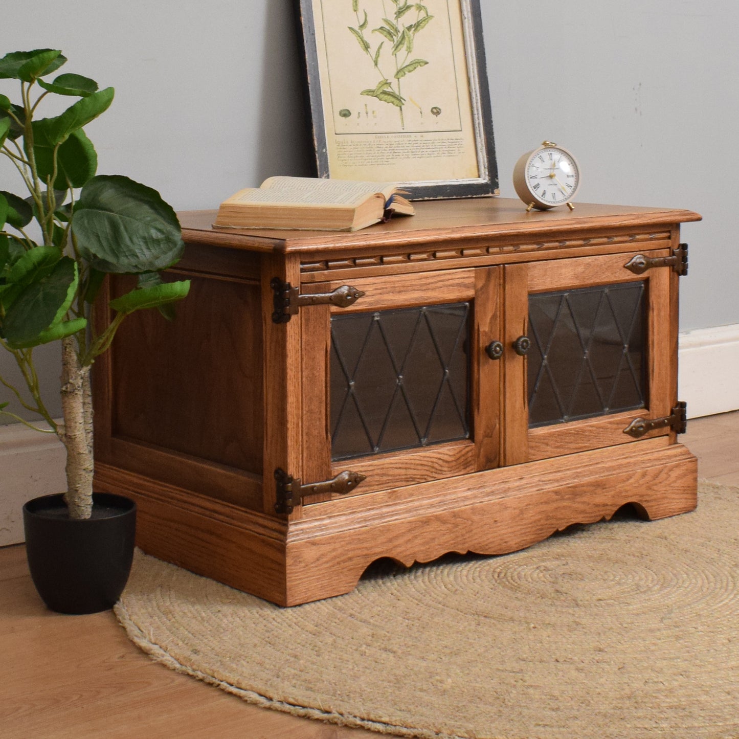 Glazed 'Old Charm' TV Cabinet