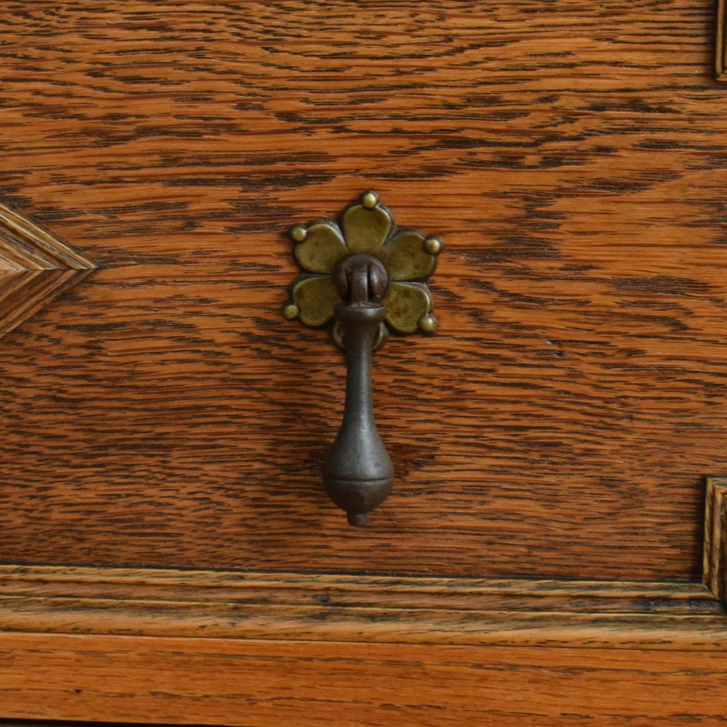 Large Carved Oak Sideboard