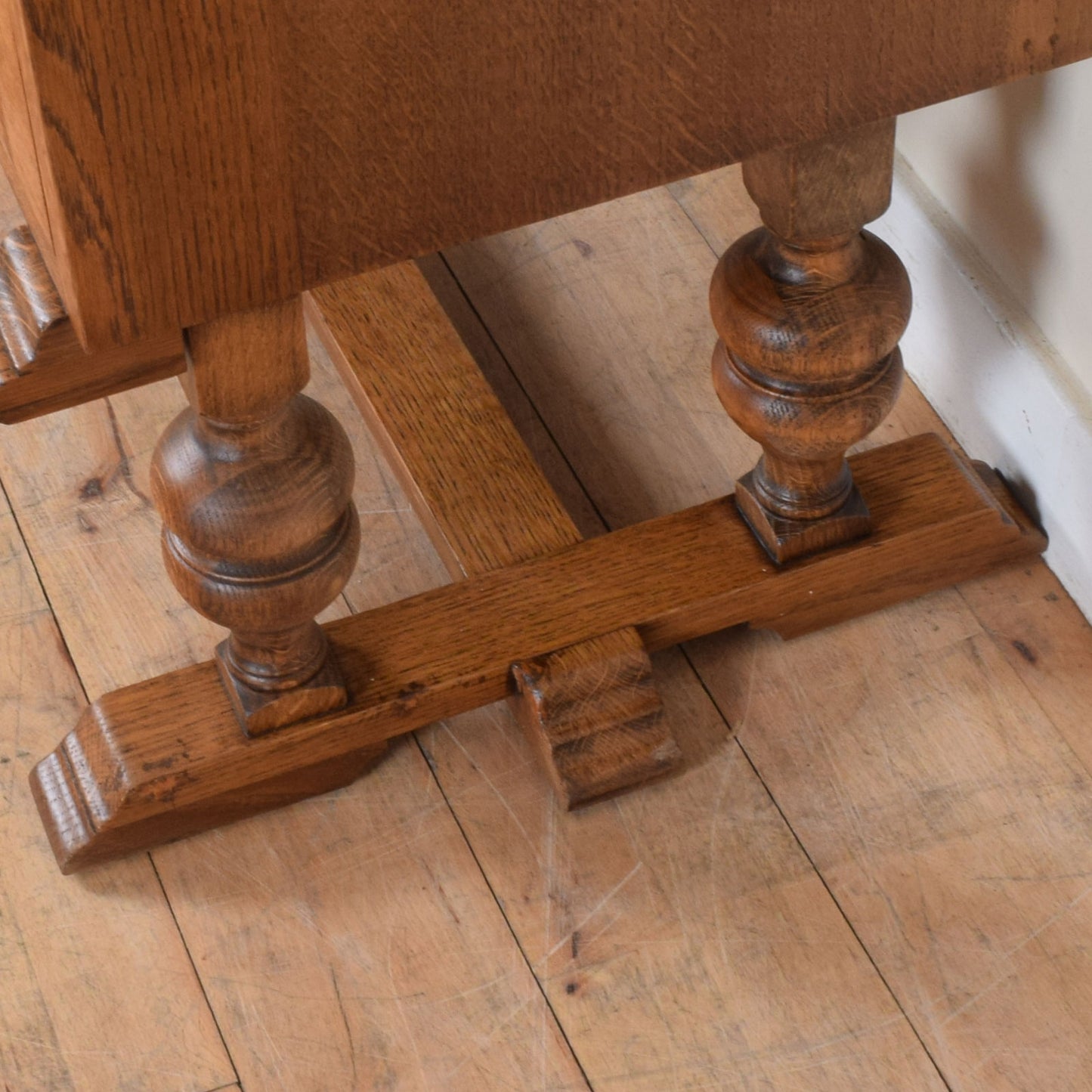 Carved Oak Bureau