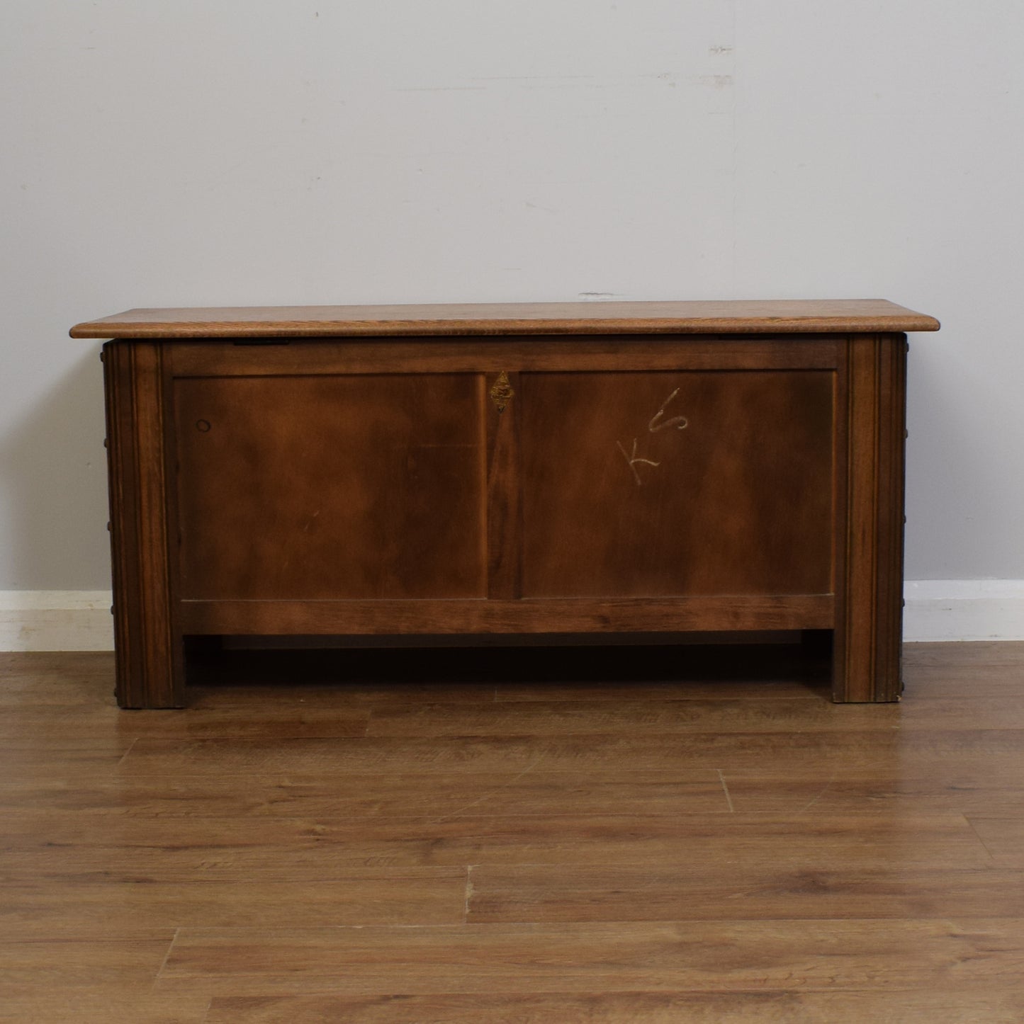 Carved Oak Blanket Box