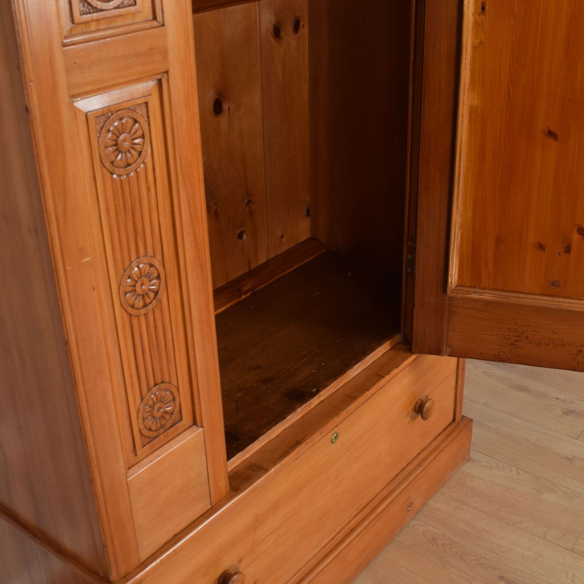 Restored Pine Wardrobe