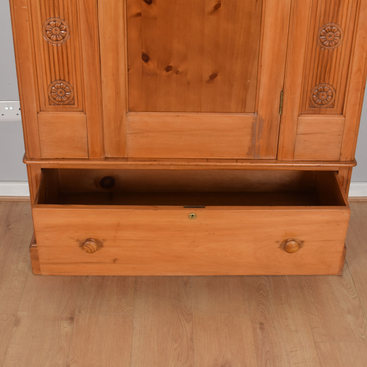 Restored Pine Wardrobe