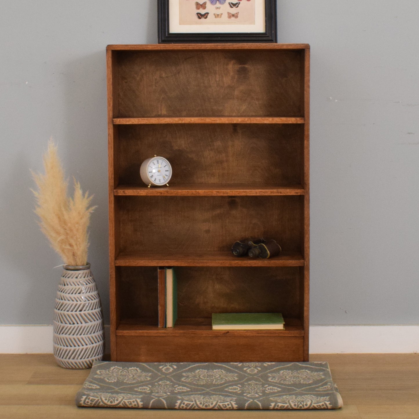 Small Restored Oak Bookcase