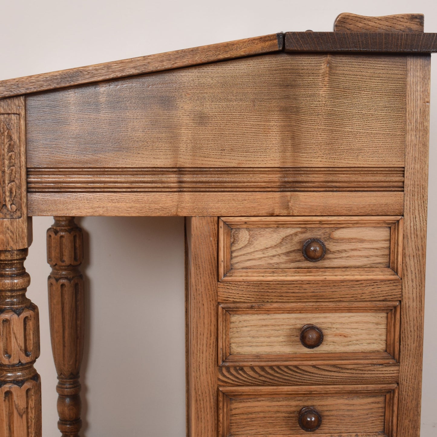 Oak Davenport Desk