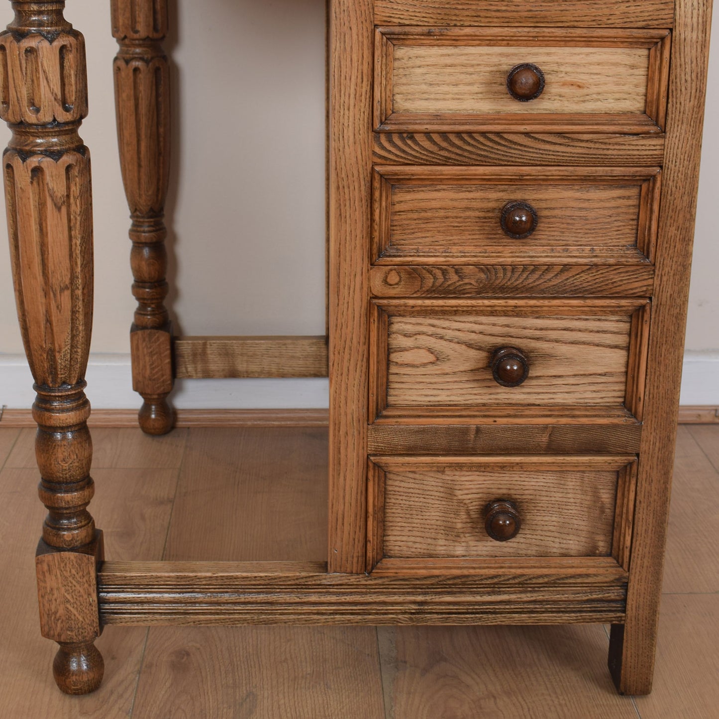 Oak Davenport Desk