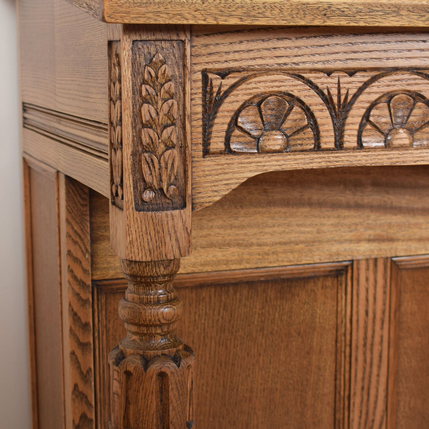 Oak Davenport Desk