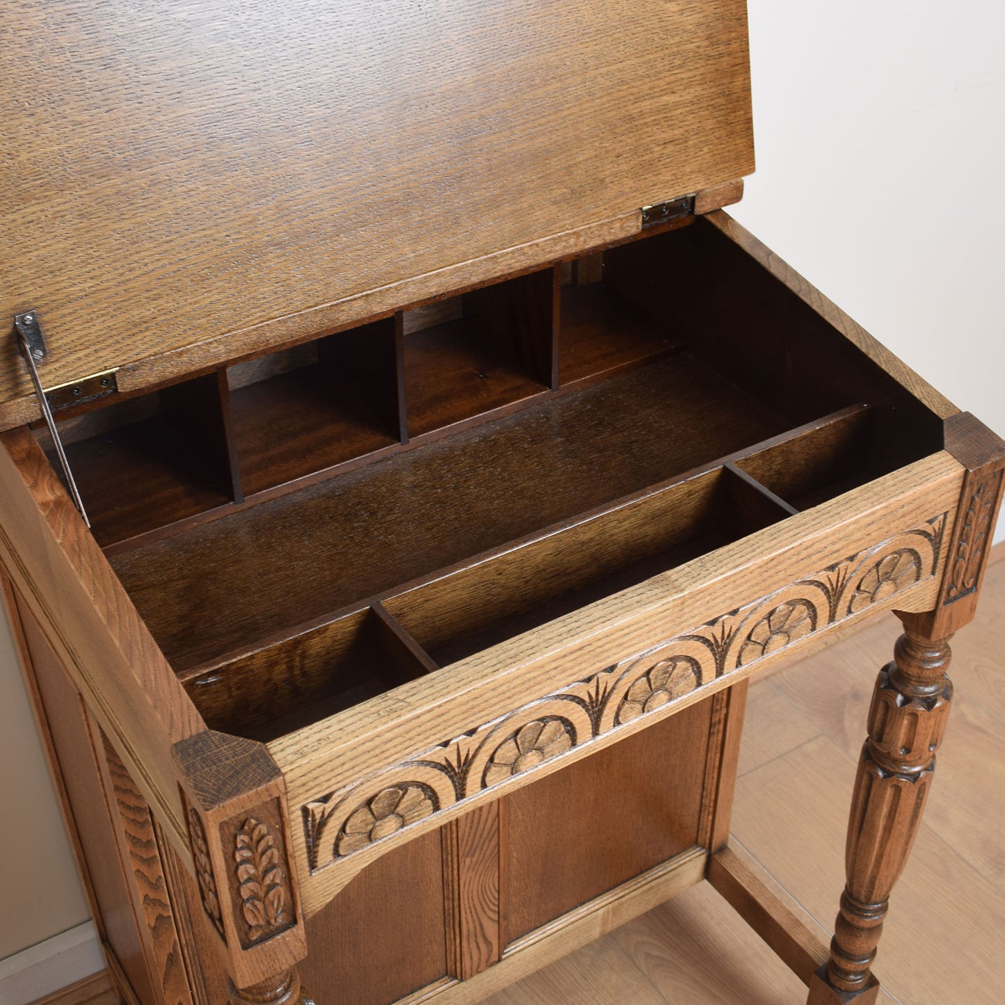 Oak Davenport Desk