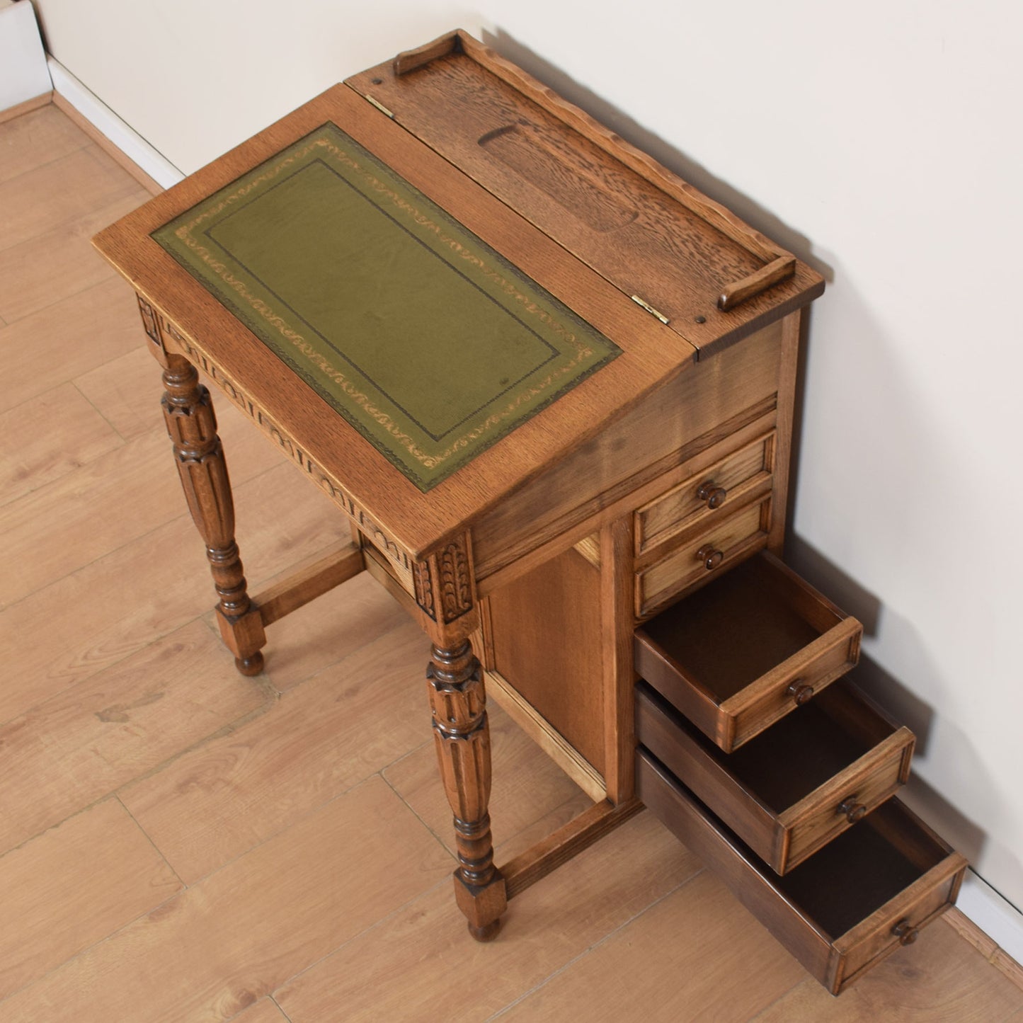 Oak Davenport Desk