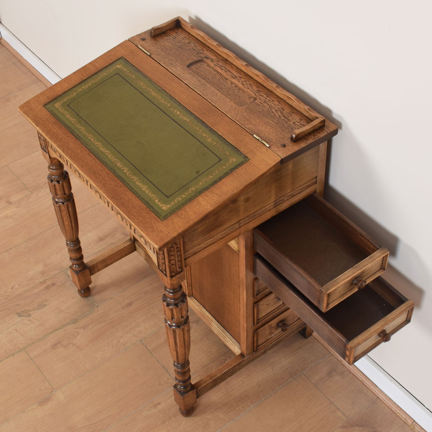 Oak Davenport Desk