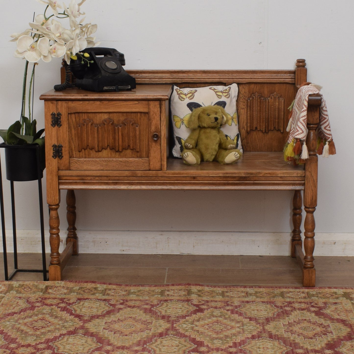 Oak Telephone Table