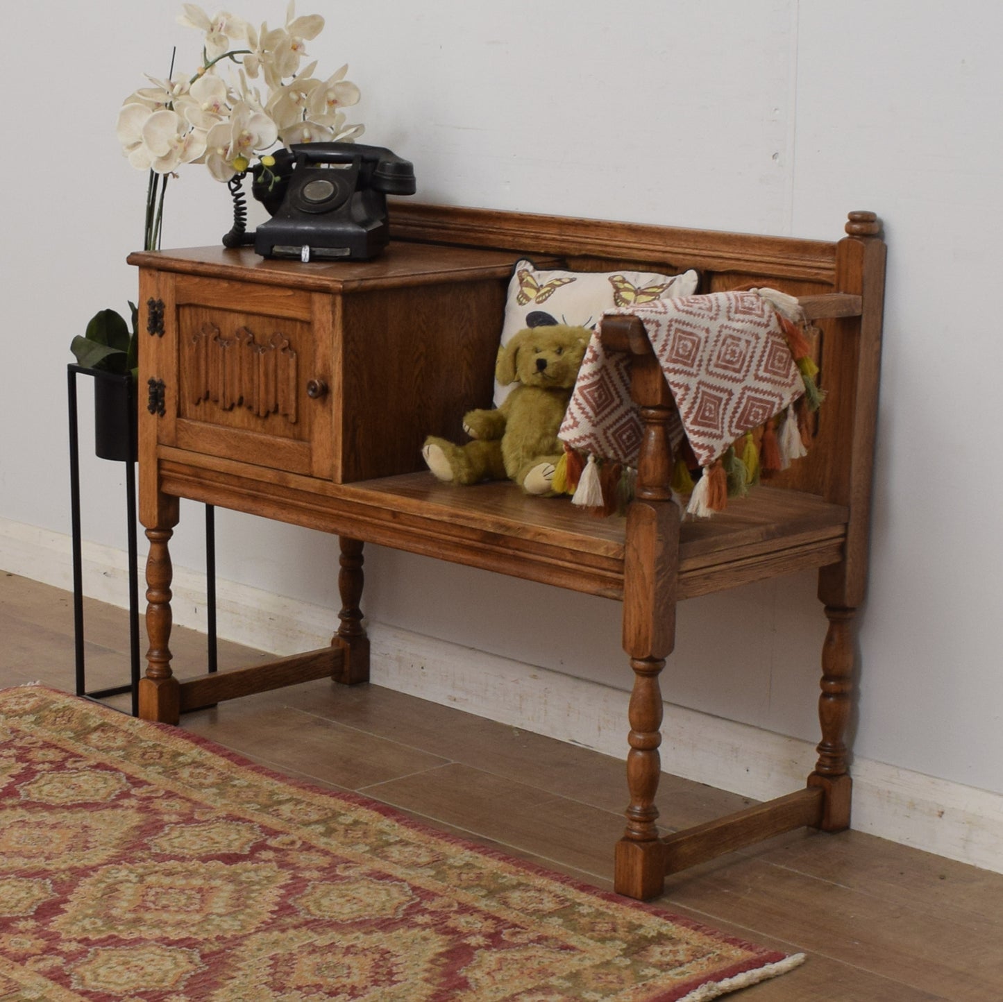 Oak Telephone Table
