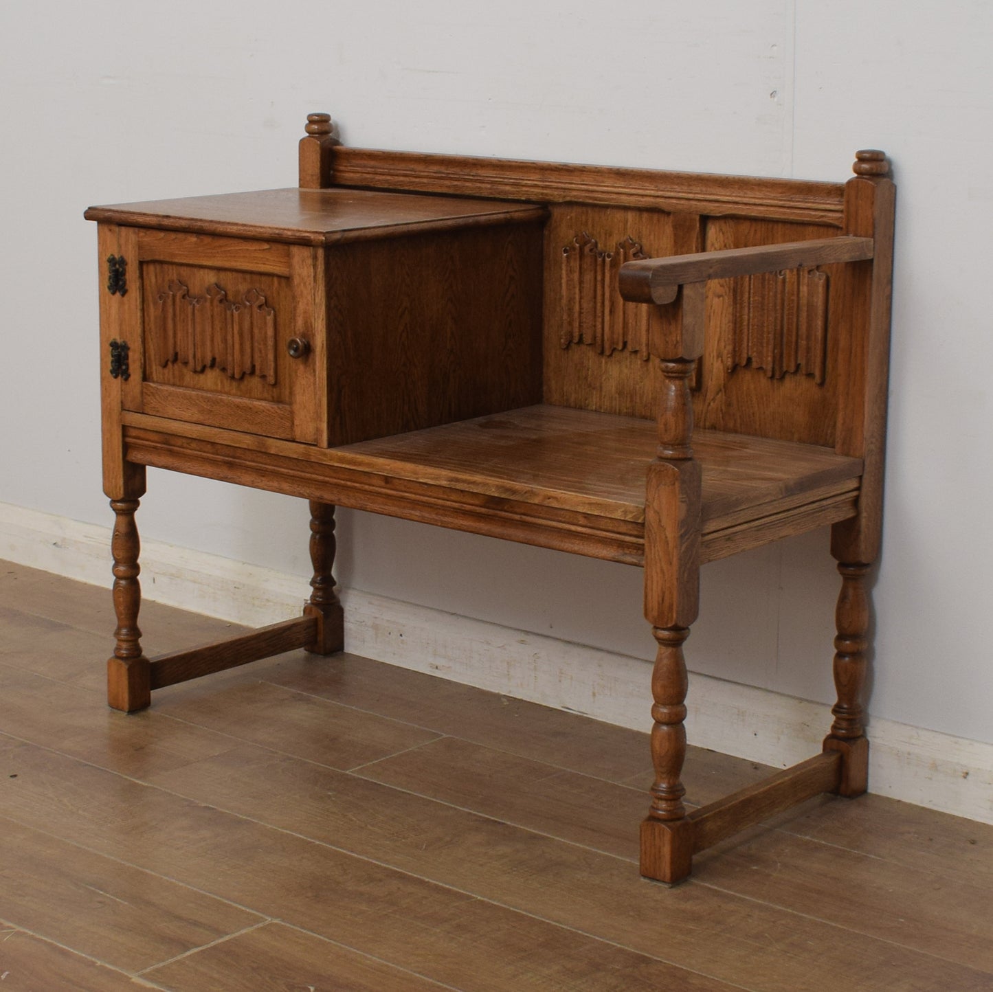 Oak Telephone Table