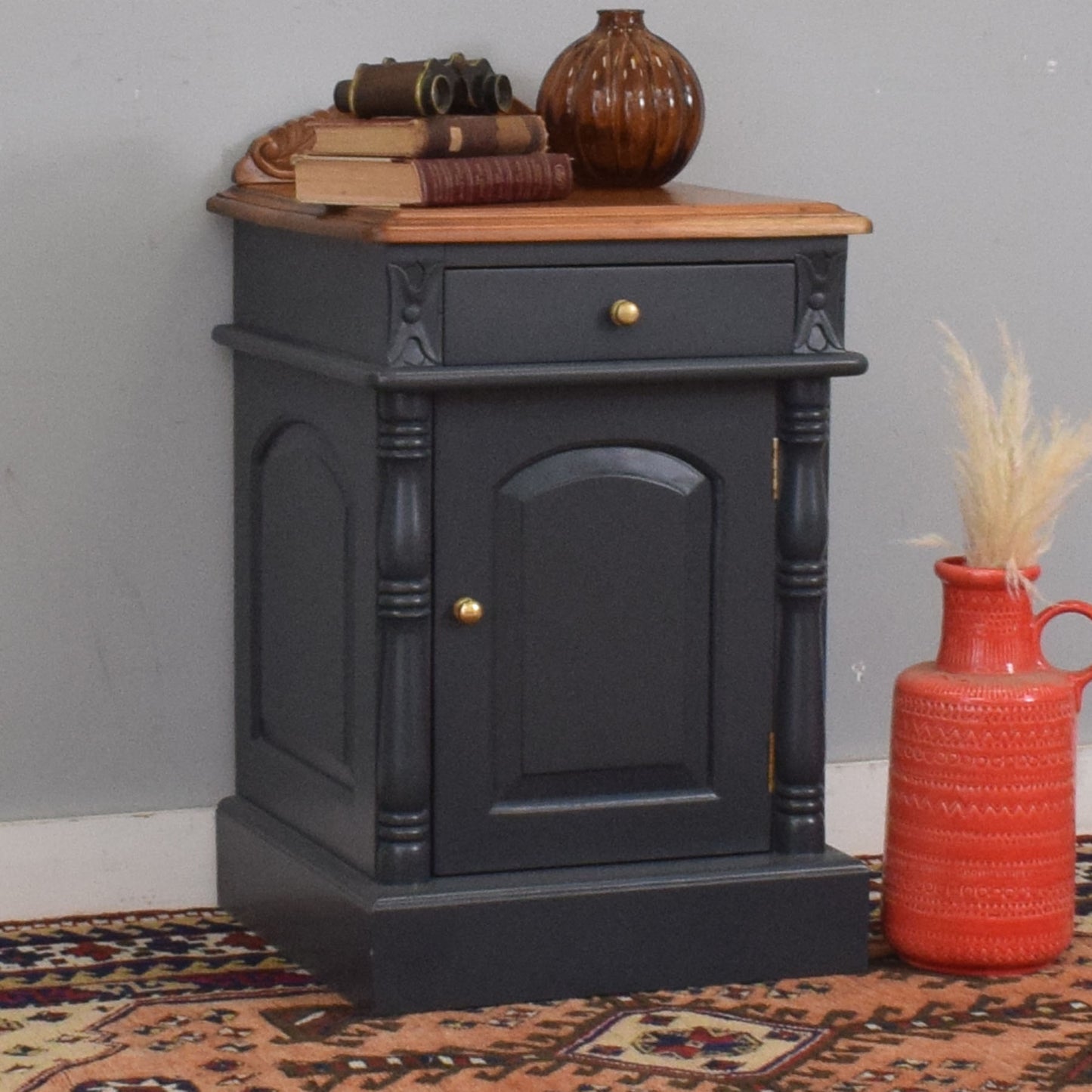 Painted Mahogany Bedside