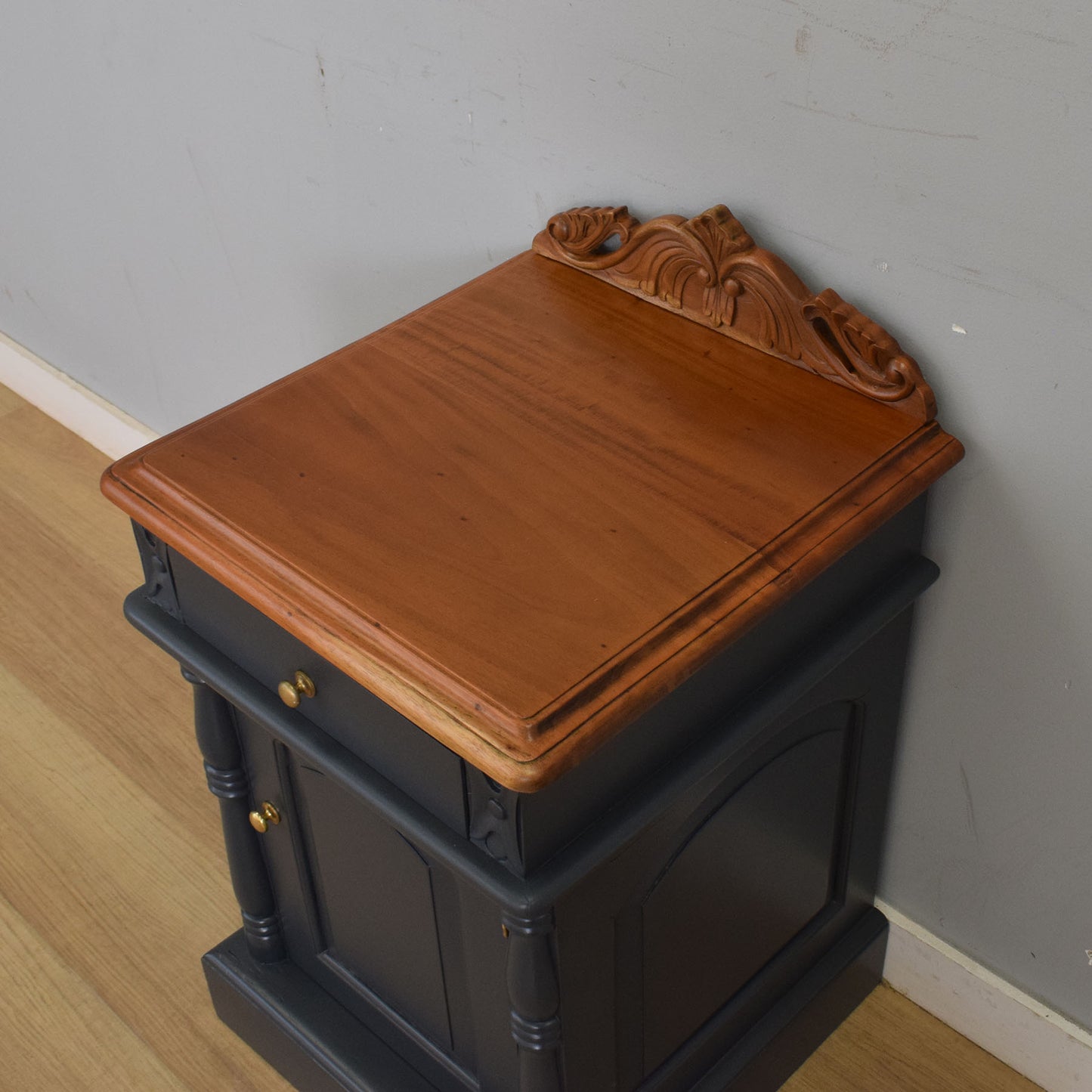 Painted Mahogany Bedside