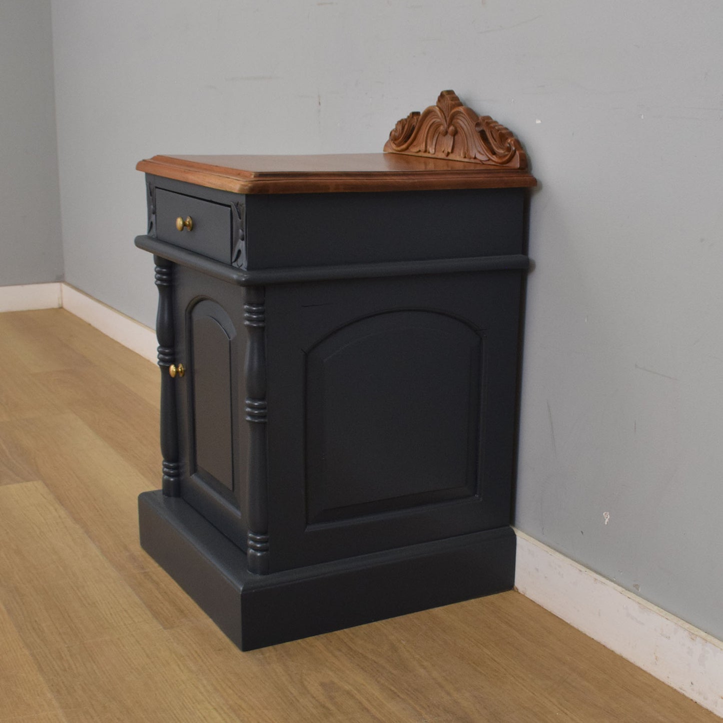 Painted Mahogany Bedside