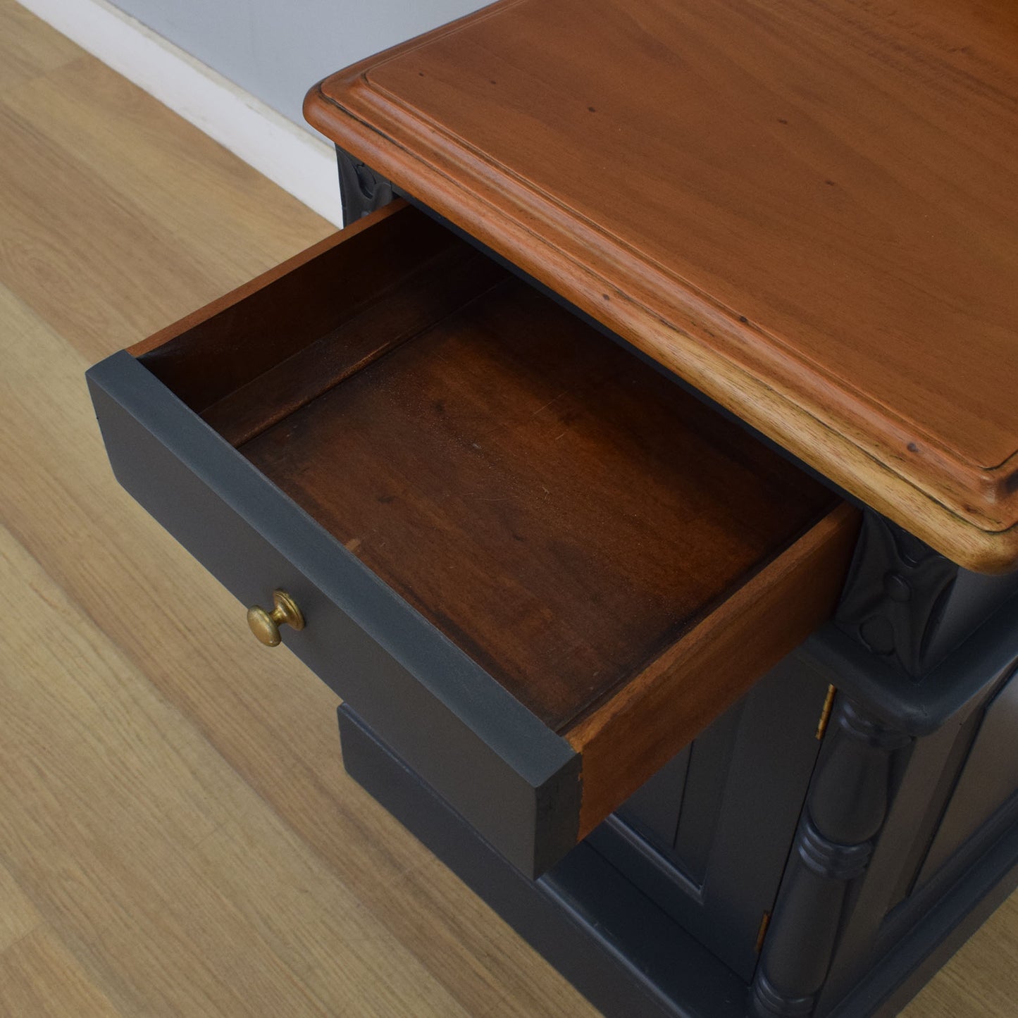 Painted Mahogany Bedside